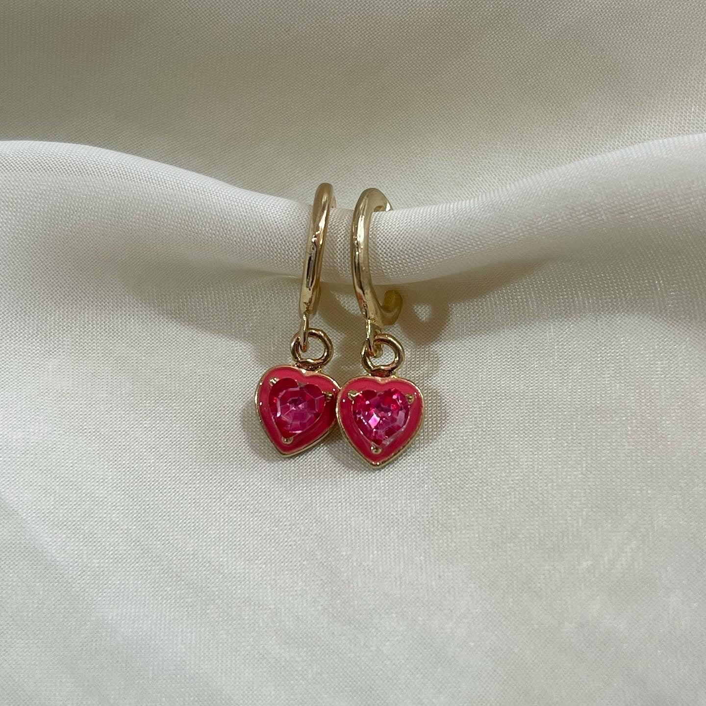 Dainty Heart Earrings