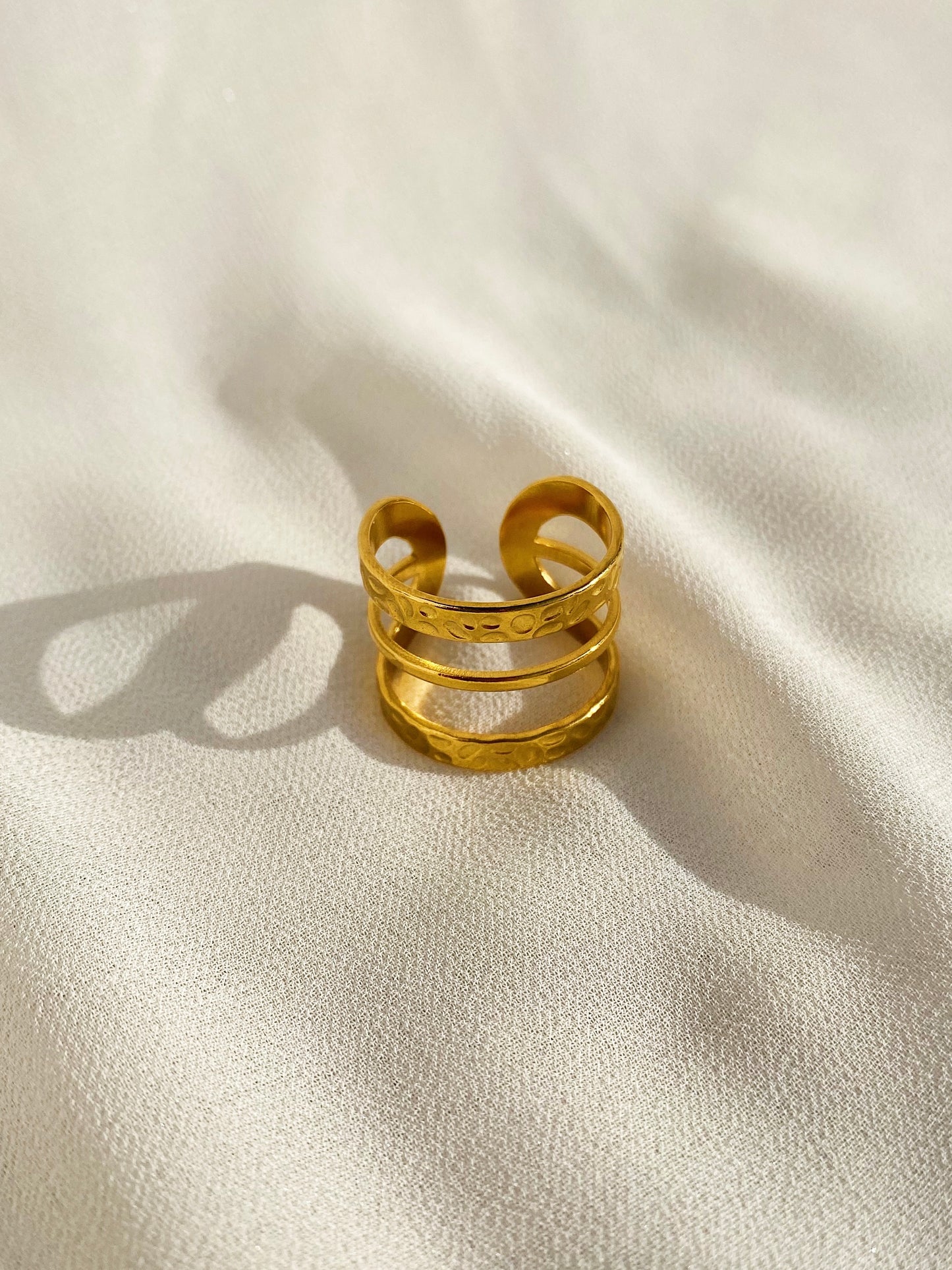 Triple Statement Ring (Stainless Steel)
