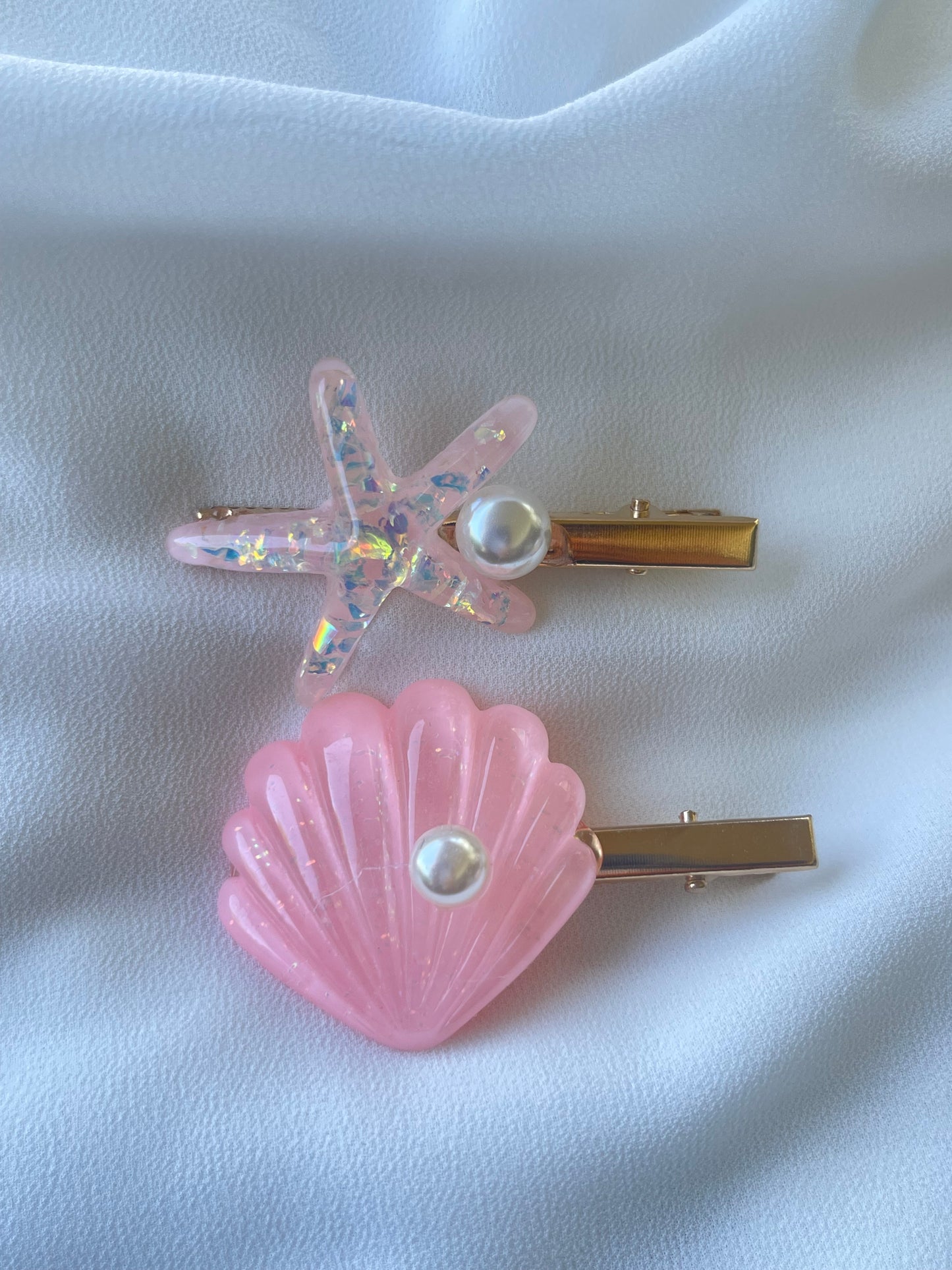 Seaside Summer Hair Pins🌊🤍✨