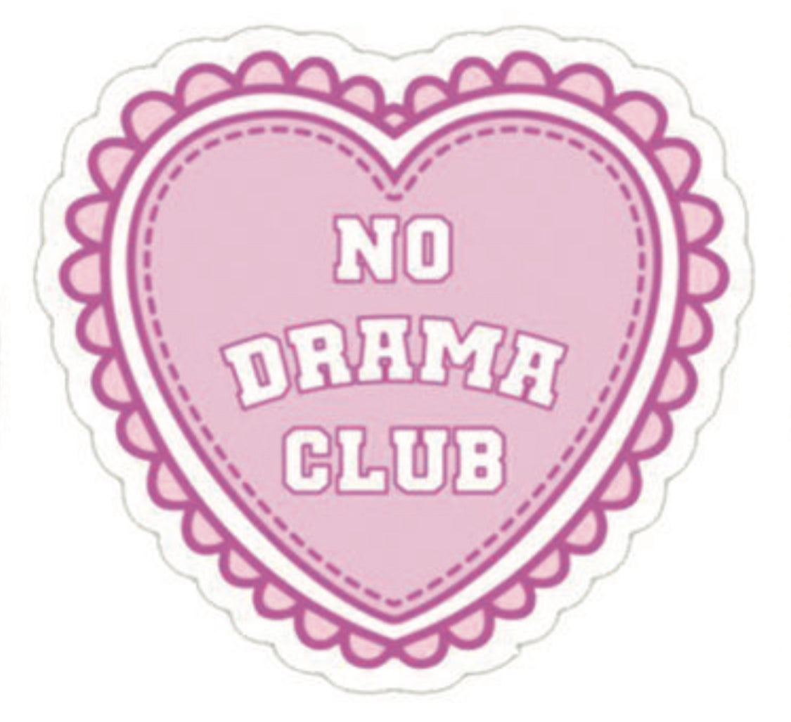No Drama Club🫶🏼- Sticker