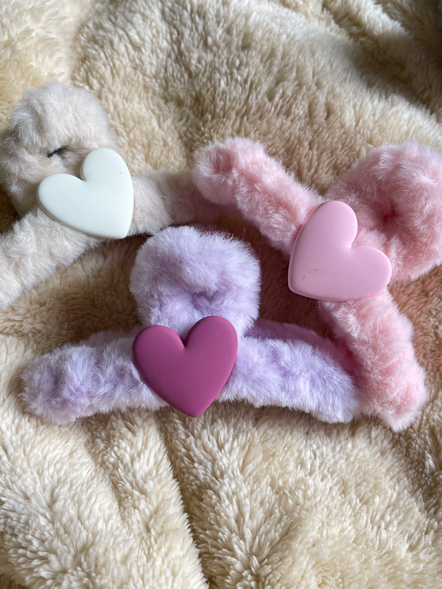Hearts all Around Claw Clip