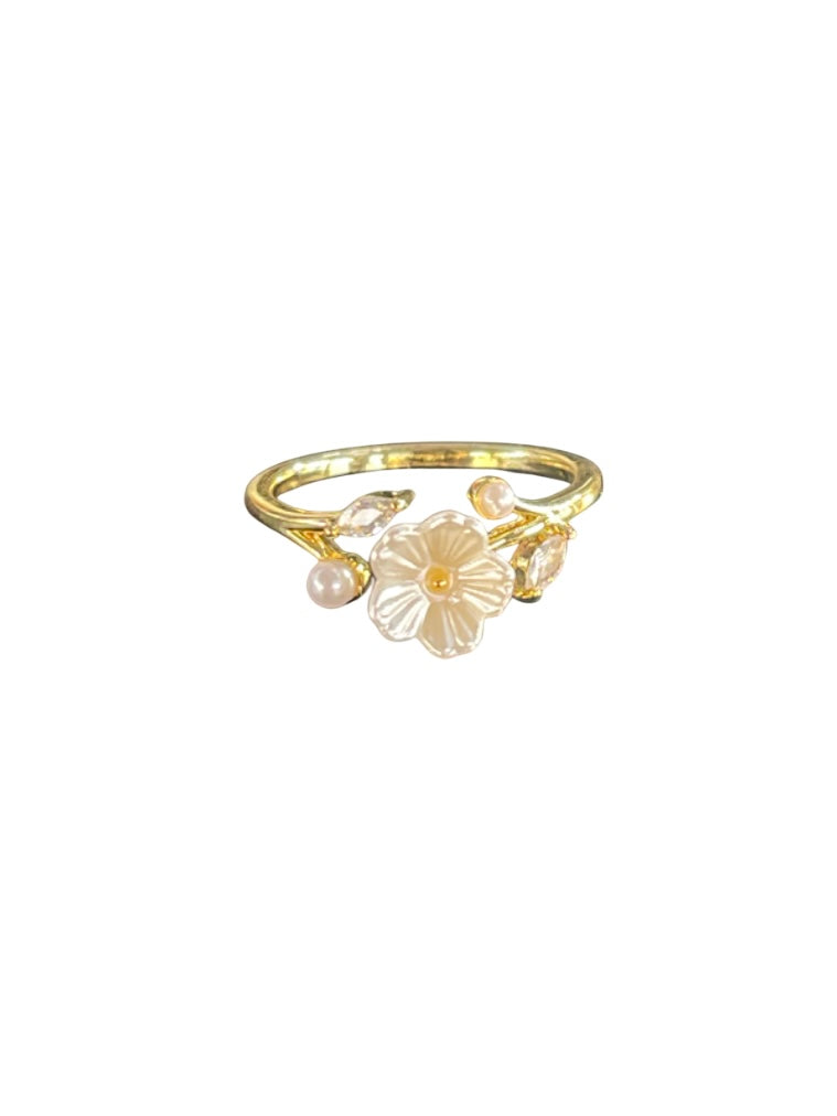 Dainty Flower Ring 2.0 (Gold Plated)