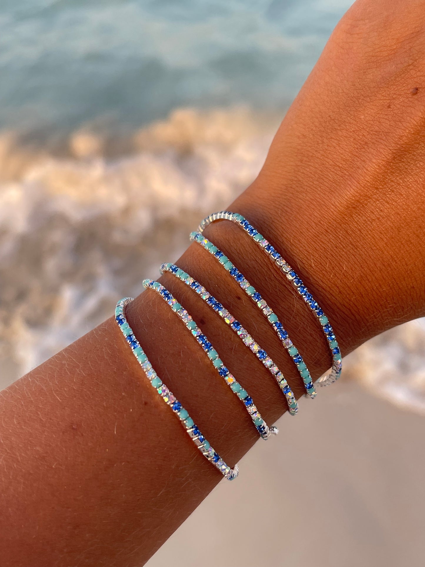 Stretchy Tennis Bracelets (Sold in Ones)