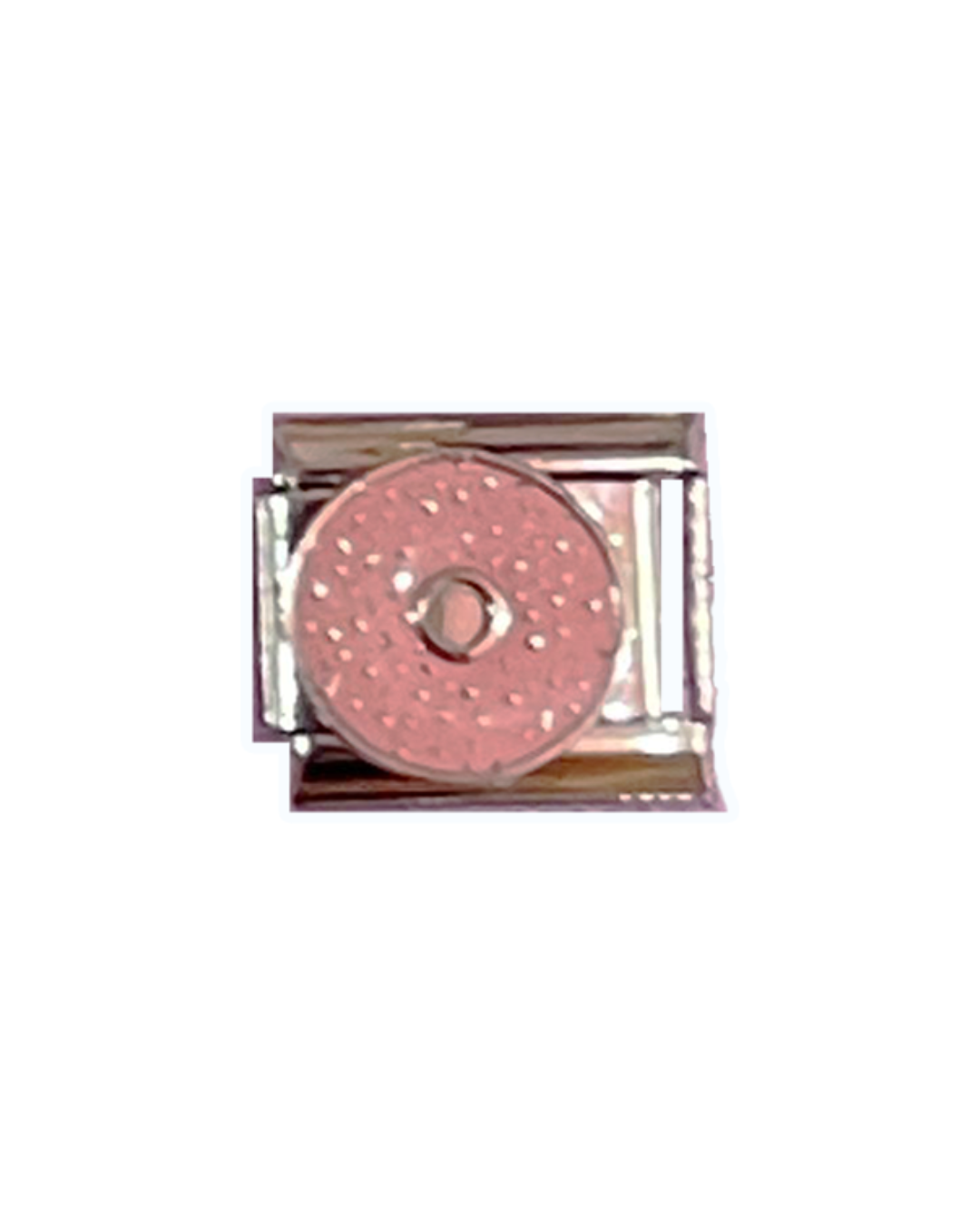 Donut Lover- Silver Italian Charm