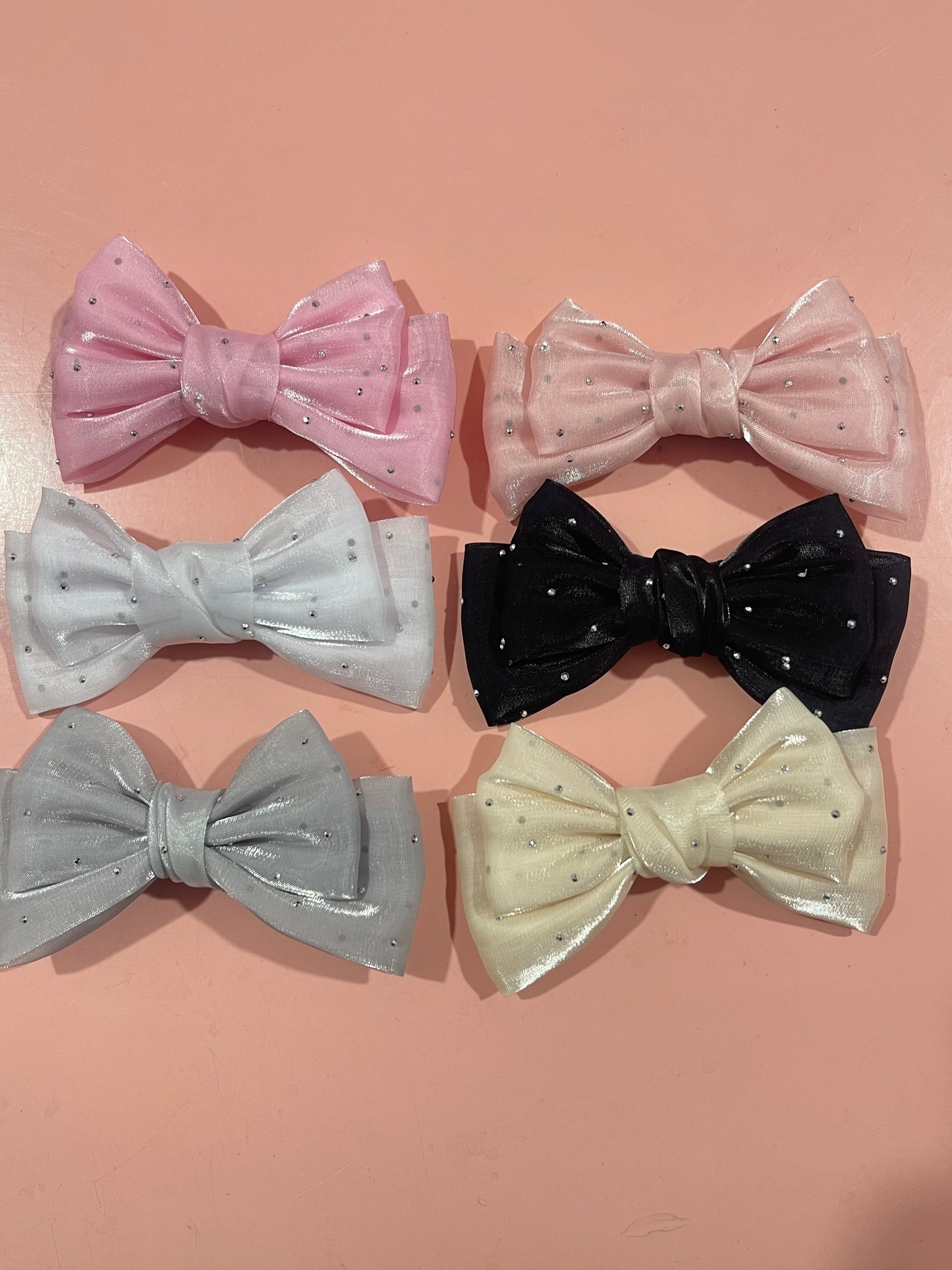 Sparkles Bow Tie Hair Clip
