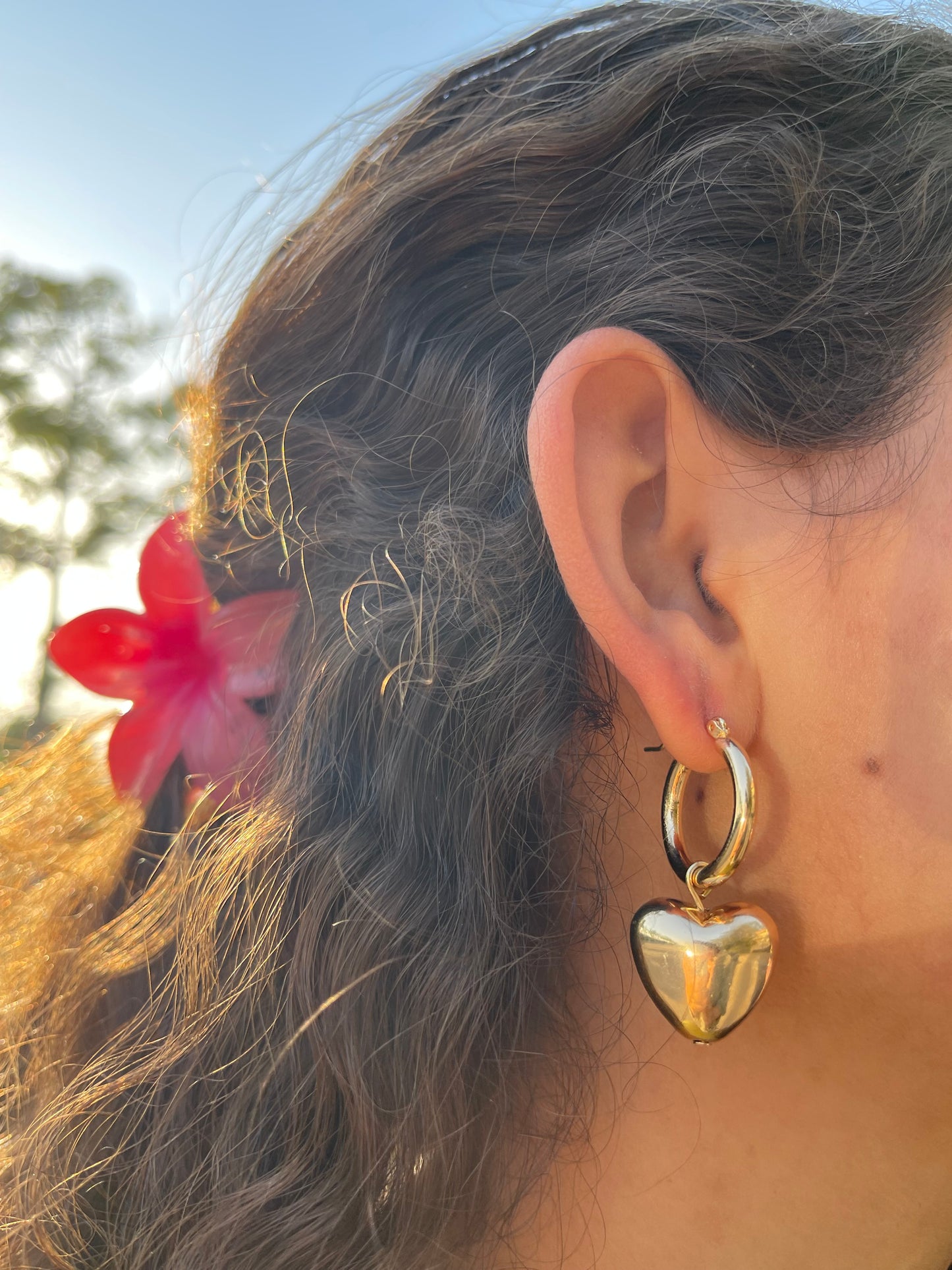Heart Hoop Earrings 2.0