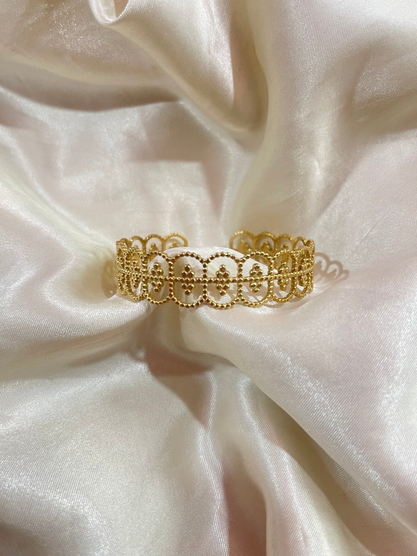 Arabesque Bracelet Cuff (Stainless Steel)
