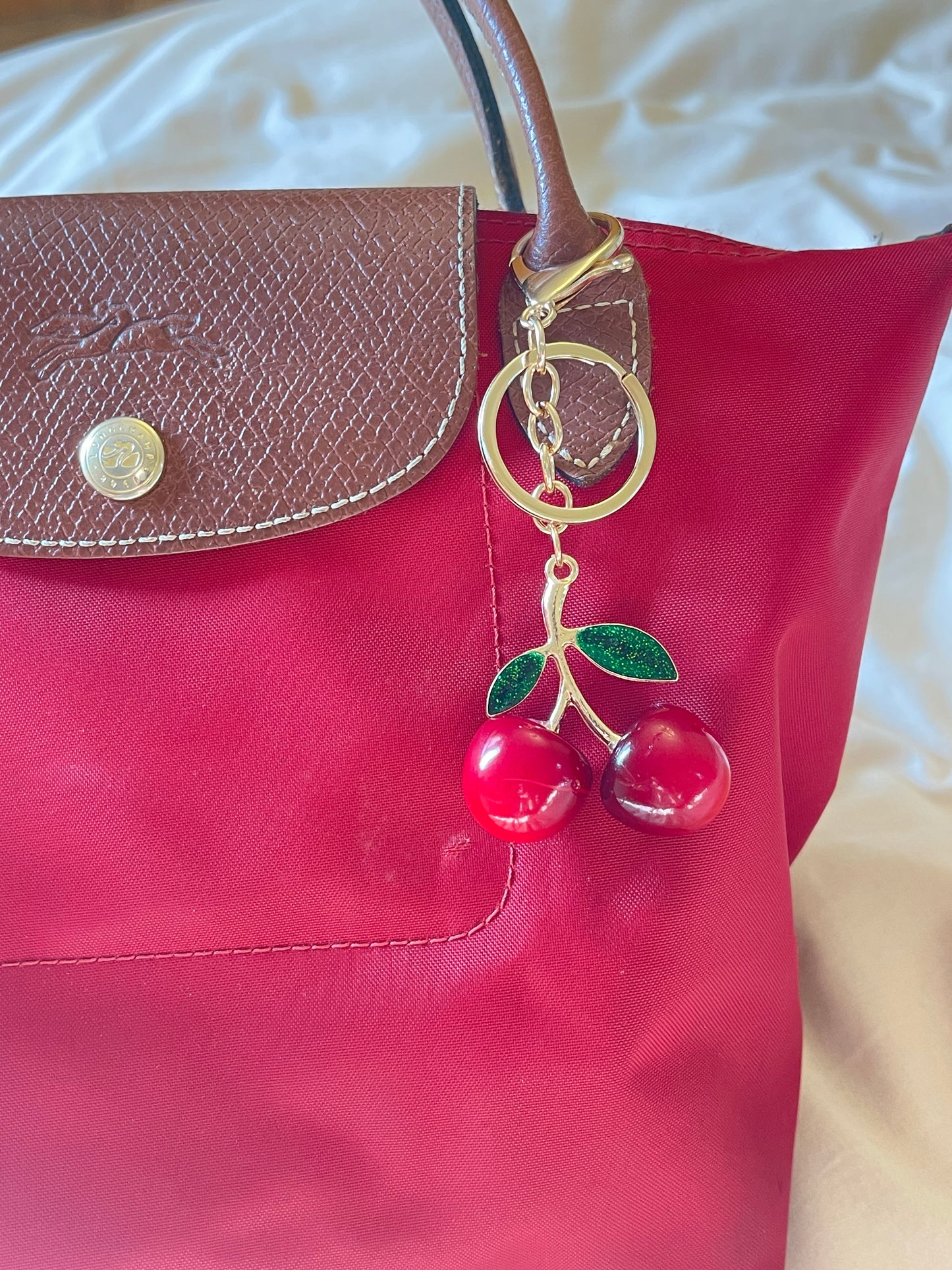 Iconic Cherry Keychain🍒🌟