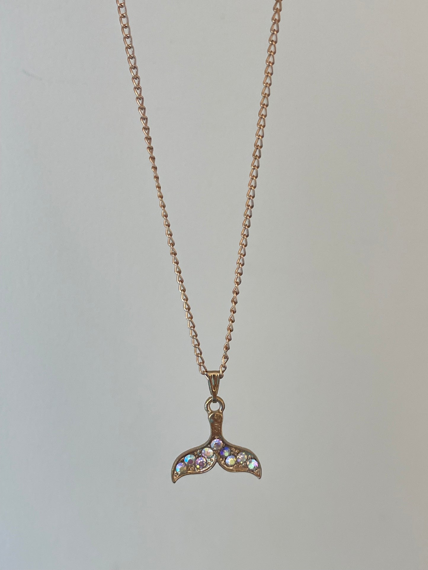 Crystal Dolphin Tale Necklace