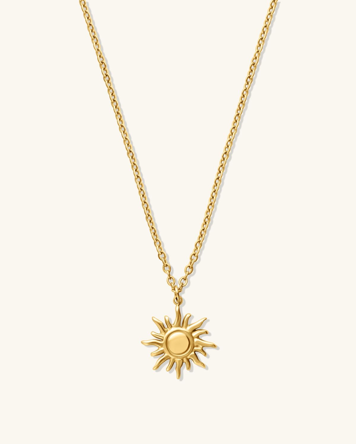 Minimal Sun Necklace 2.0- Stainless Steel
