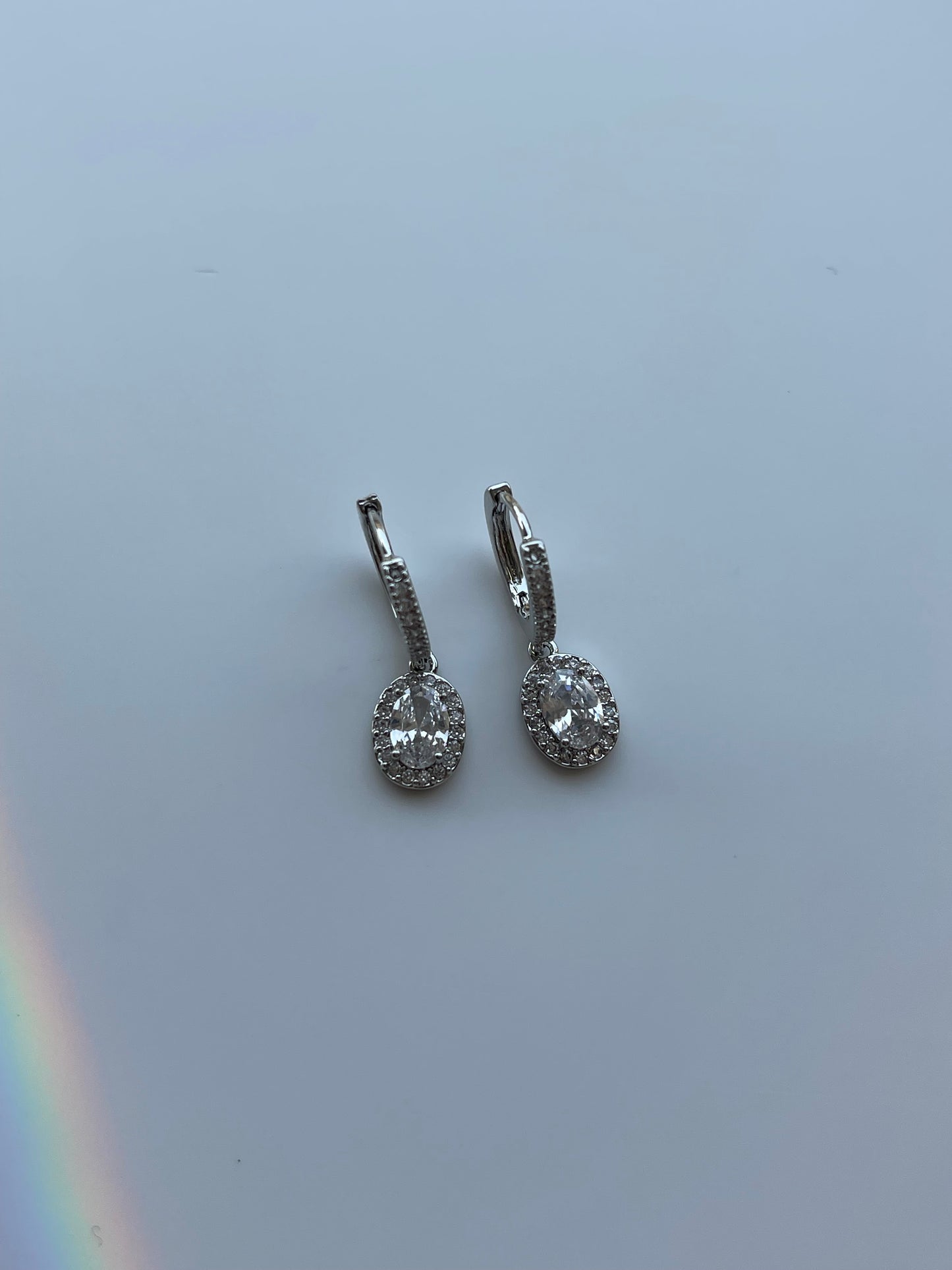 Crystal Dangle Gold Plated Earrings 2.0