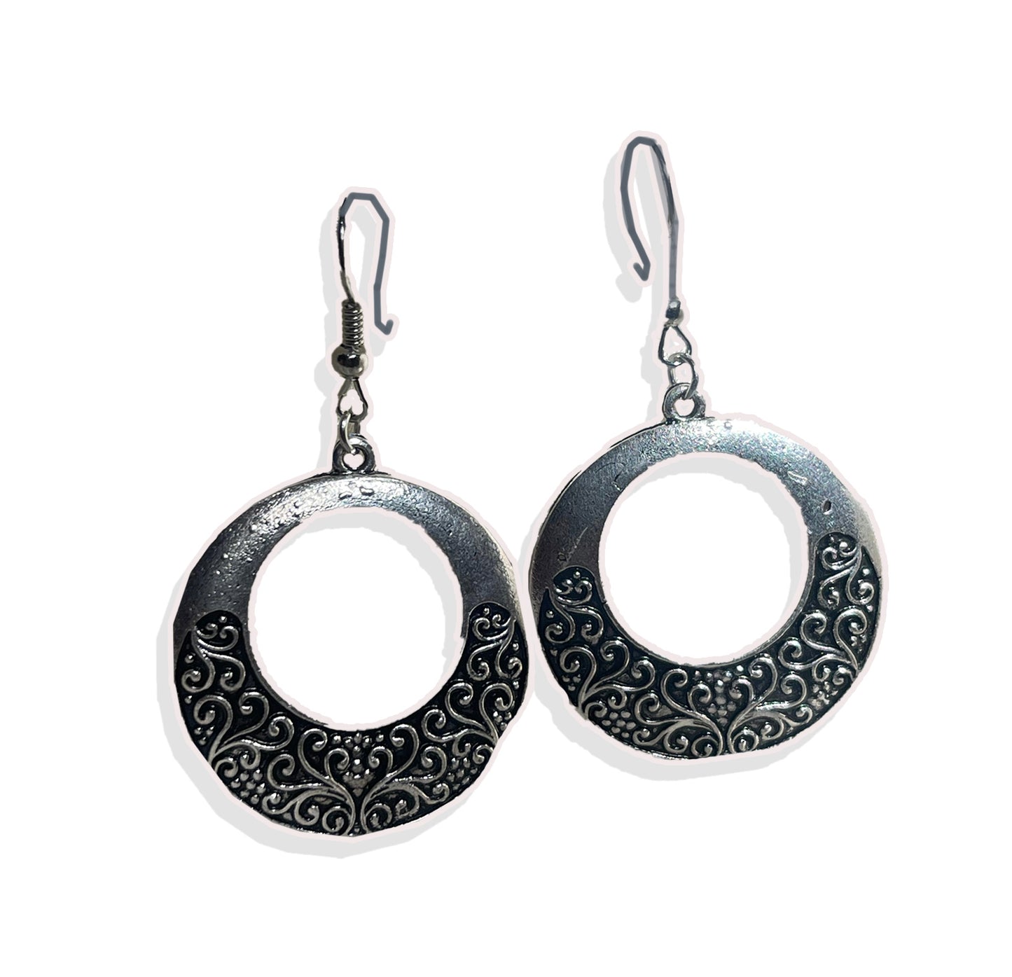 Boho Silver Earrings