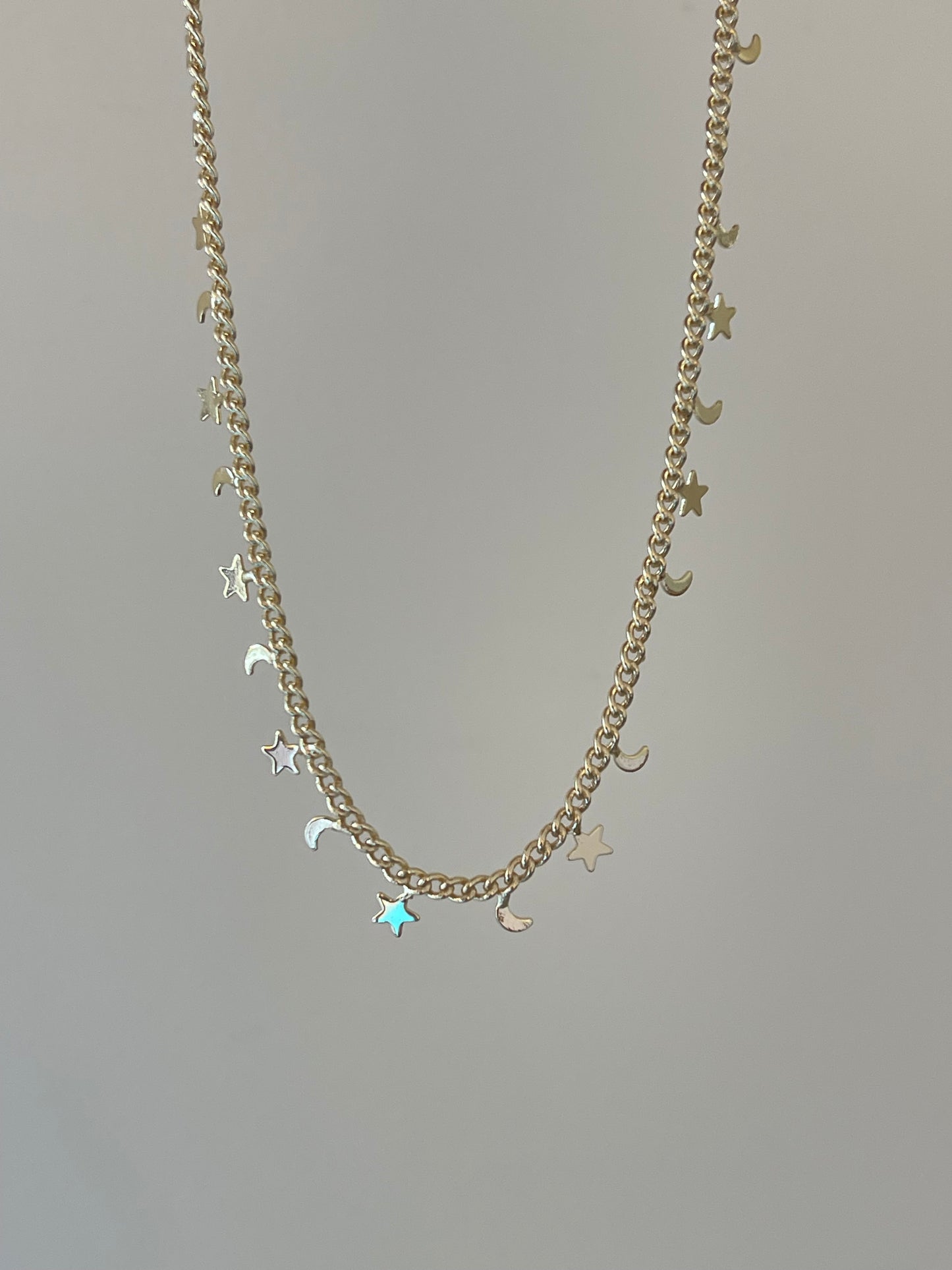Celestial Star - Moon Choker (Gold Plated)