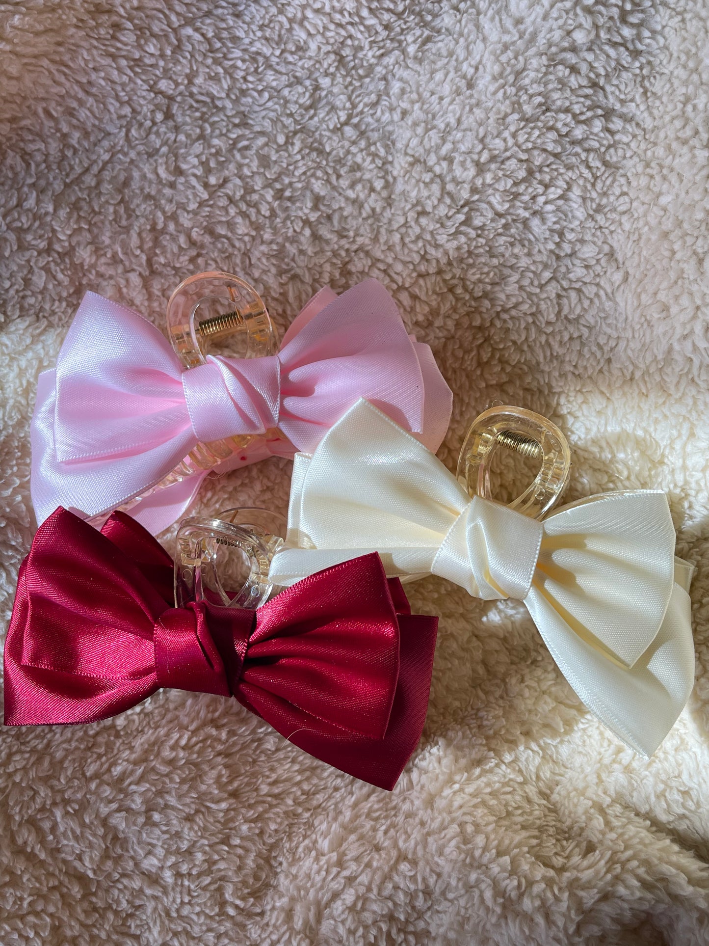 Festive Bow Tie Claw Clip