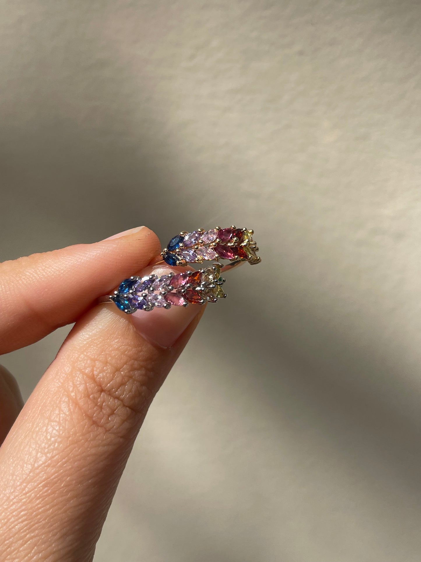 Floral Rainbow Ring