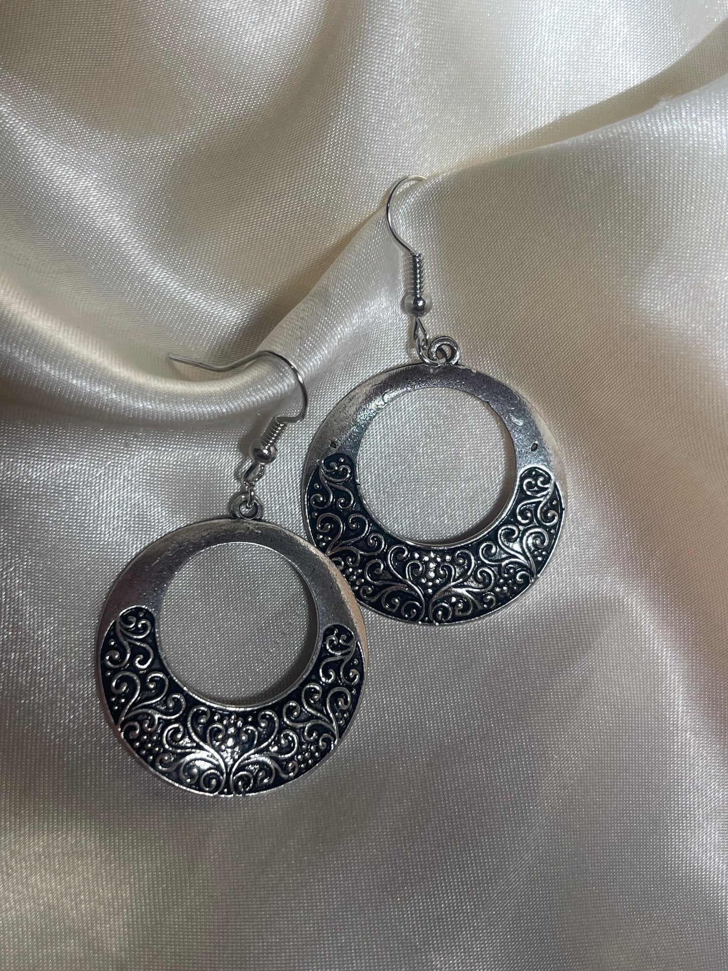 Boho Silver Earrings