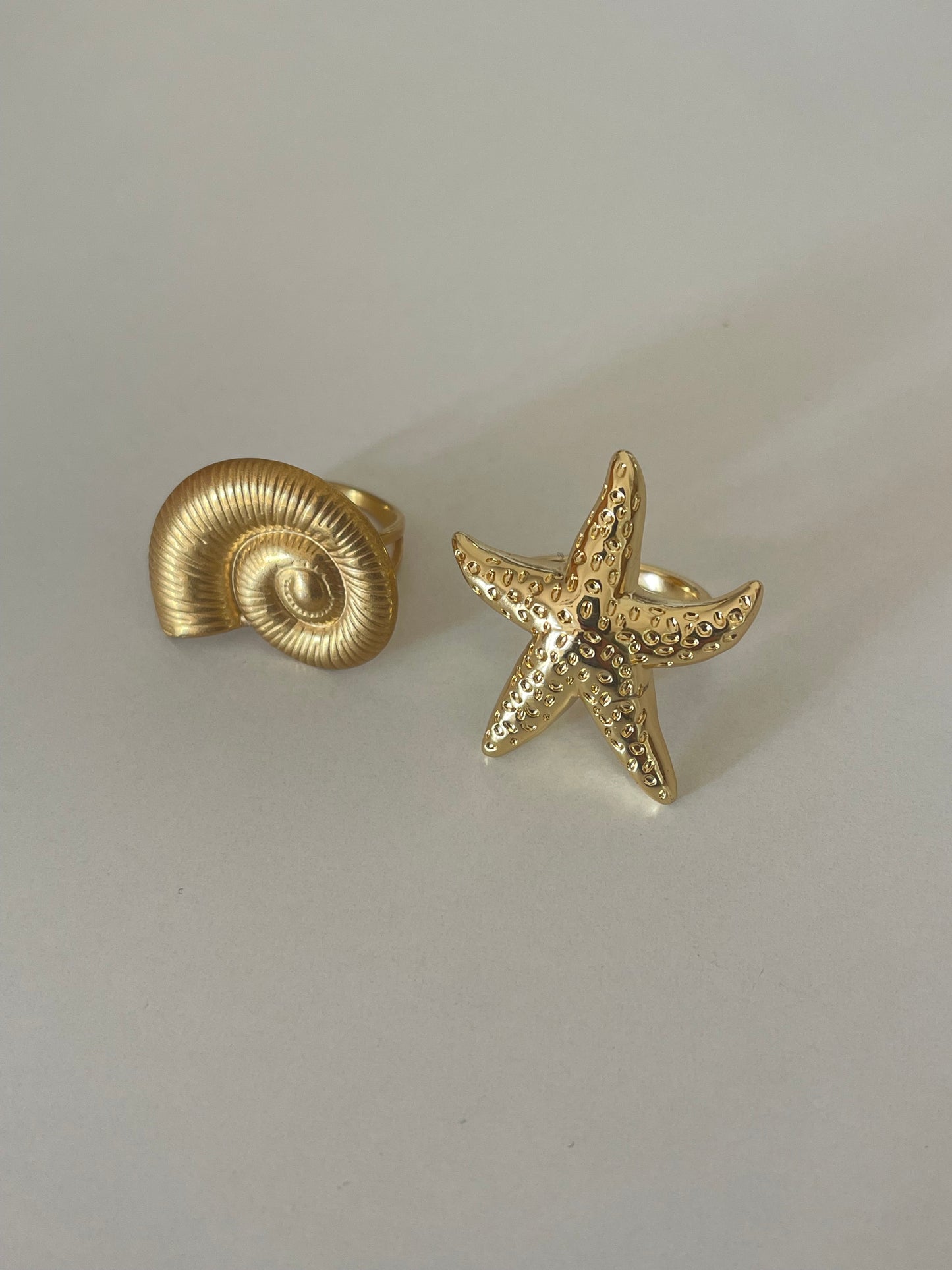 Statement Shell Ring (Stainless Steel)
