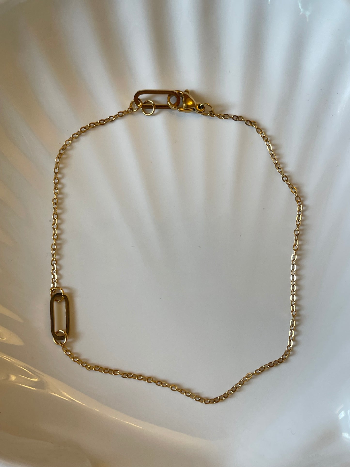 Everyday Minimal Anklet (Gold Plated)