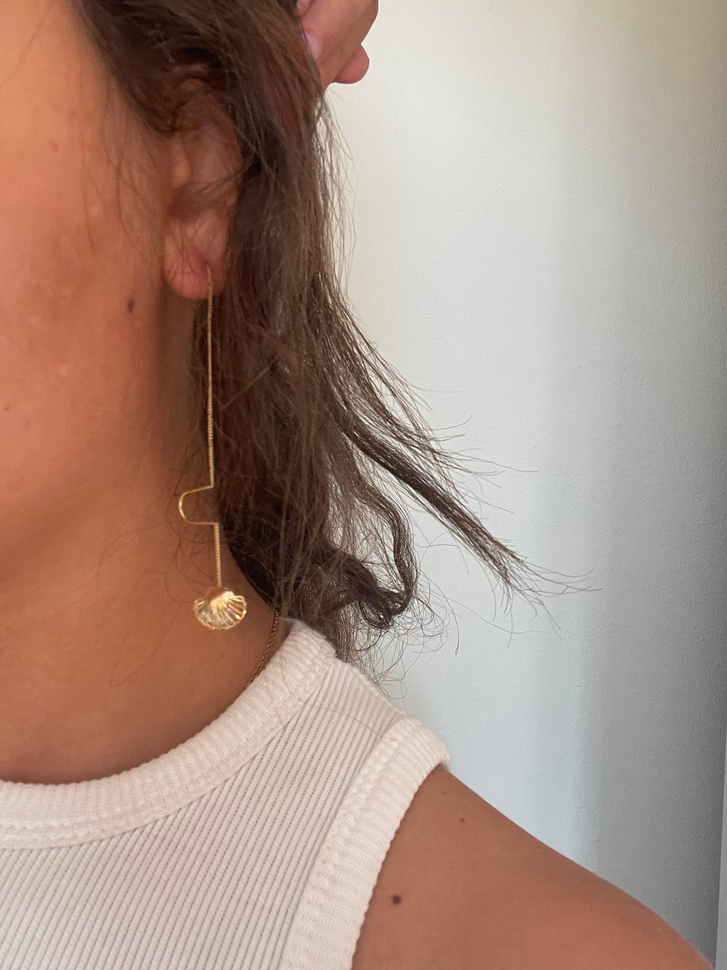 Seashell Dangle Earrings