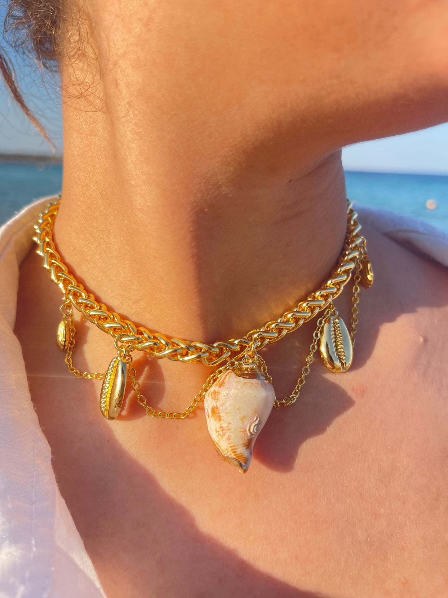 Summer Feels Charm Necklace (Gold Plated)
