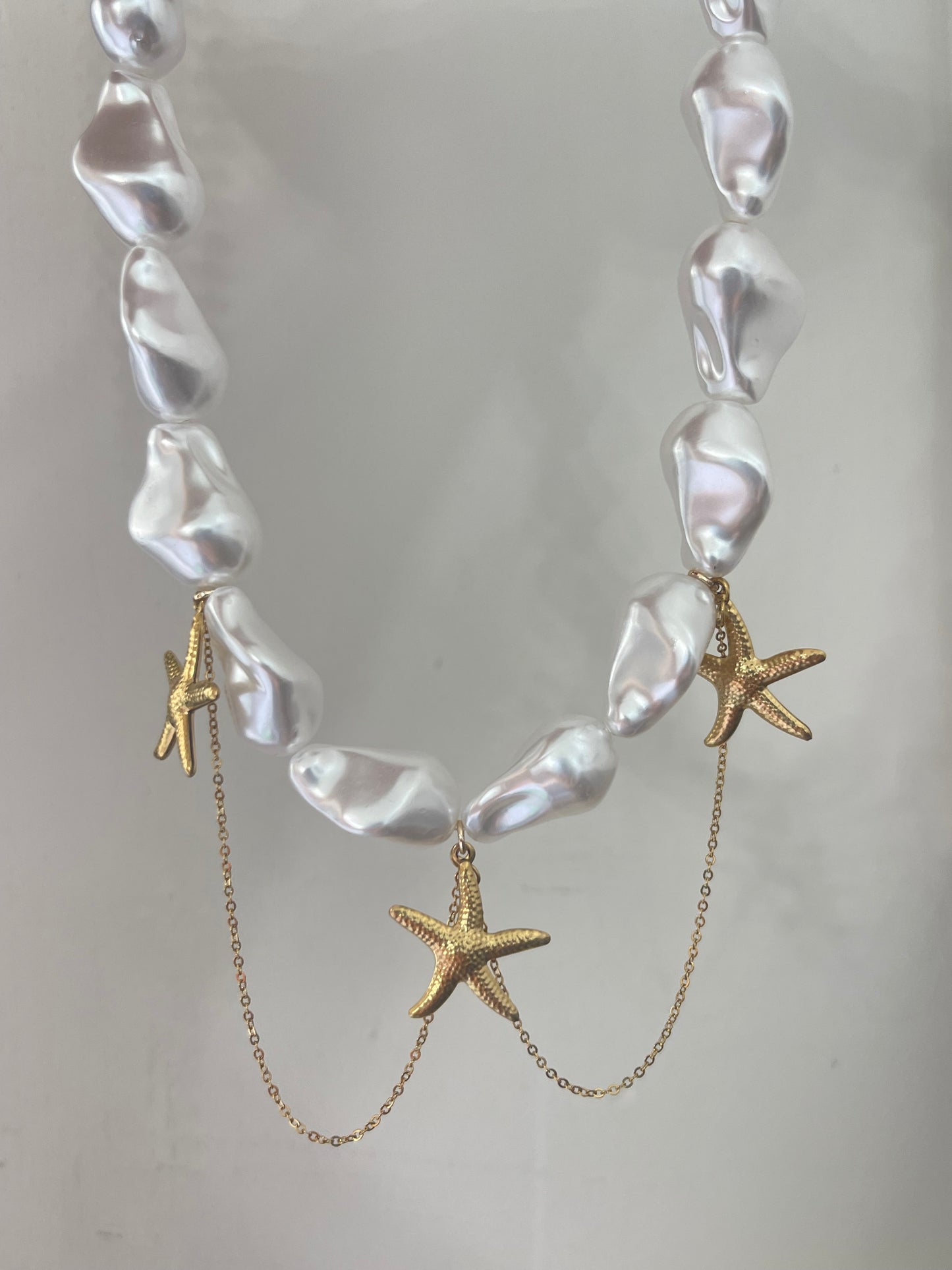 Pearly Starfish Necklace