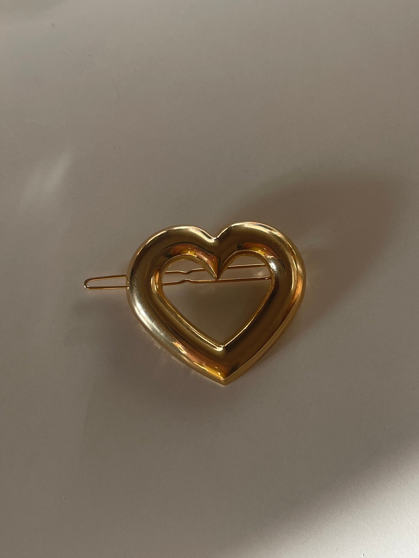 Chunky Heart Hair Clip