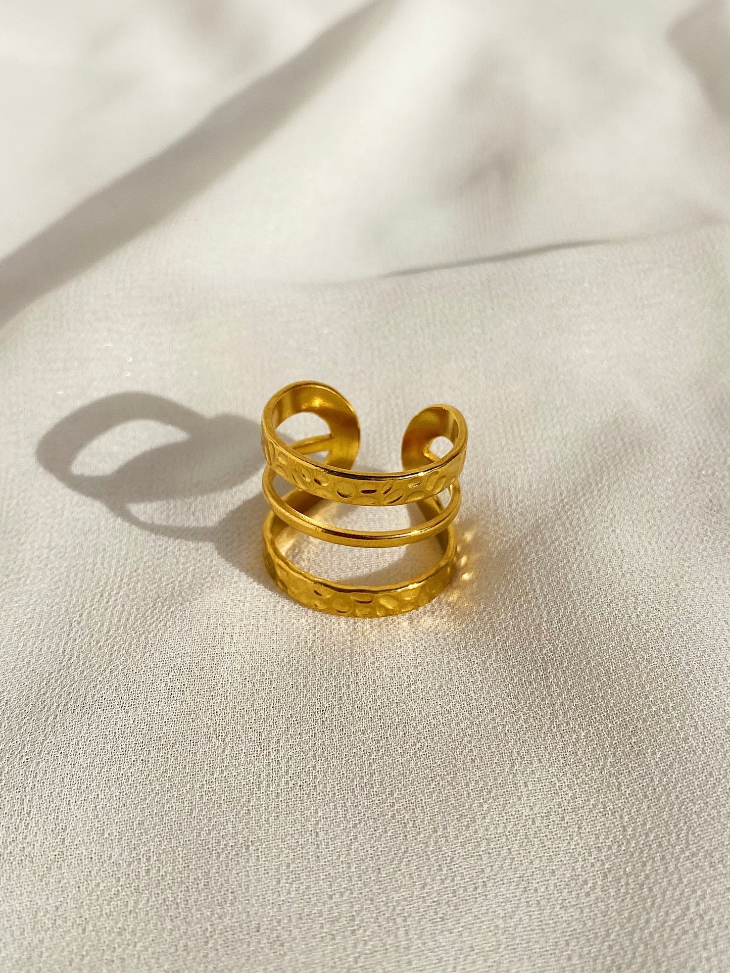 Triple Statement Ring (Stainless Steel)
