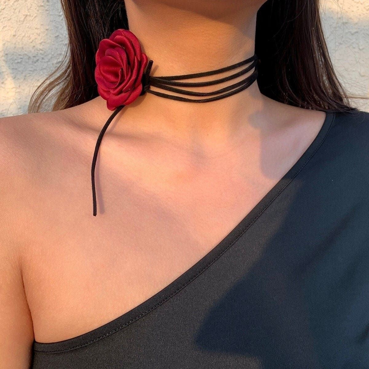 Rose Choker Necklace🌹✨