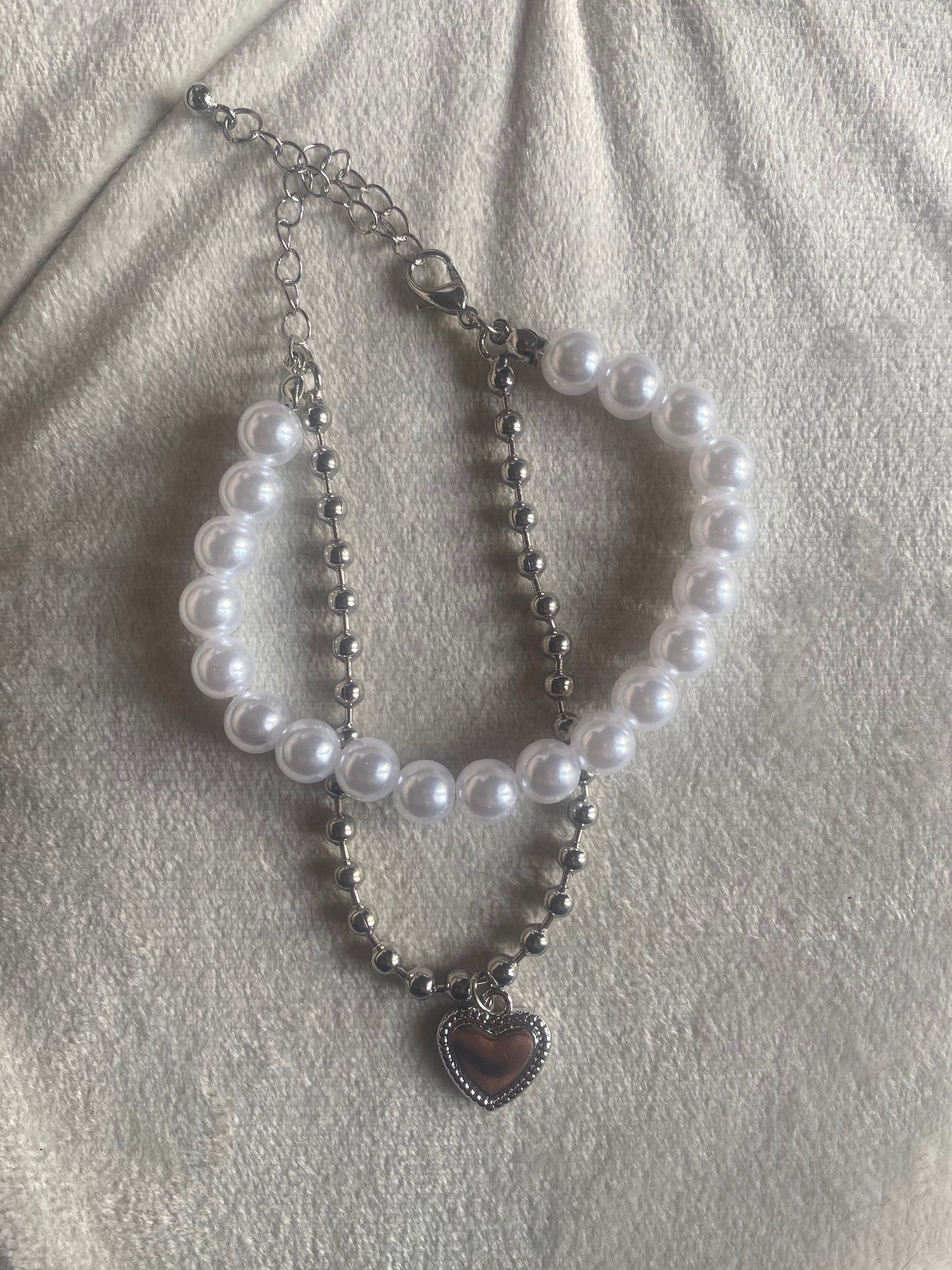 Heart of Pearls Bracelet