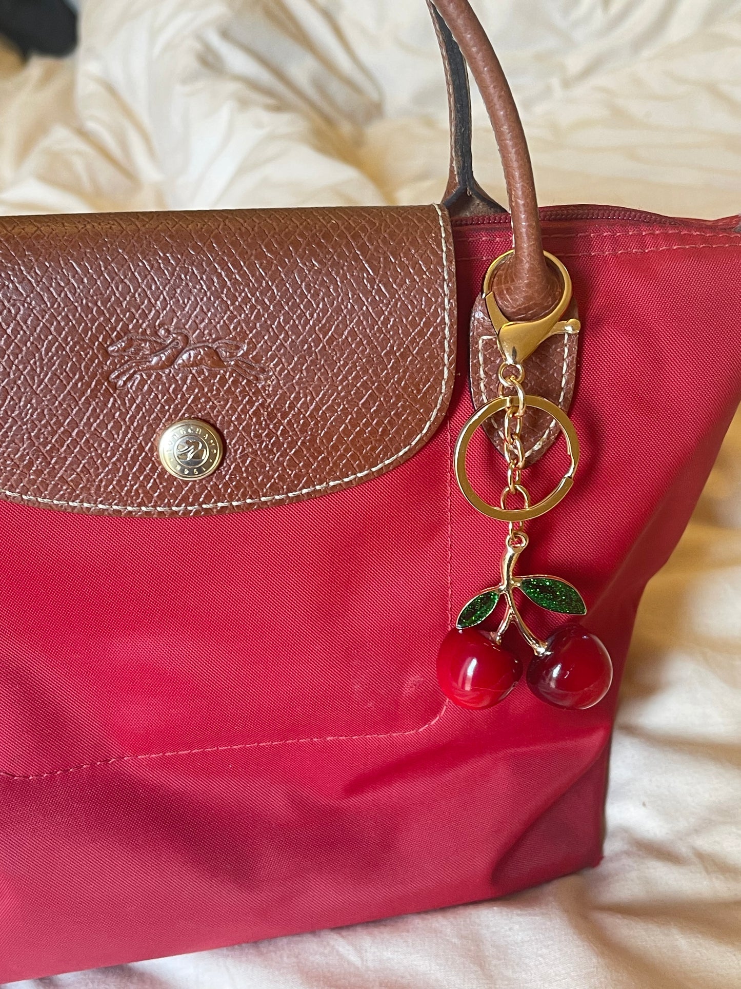 Iconic Cherry Keychain🍒🌟