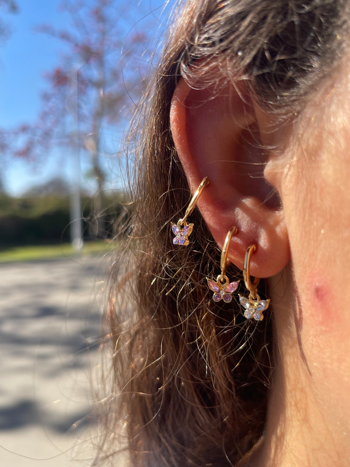 Trio Butterfly Ear Set