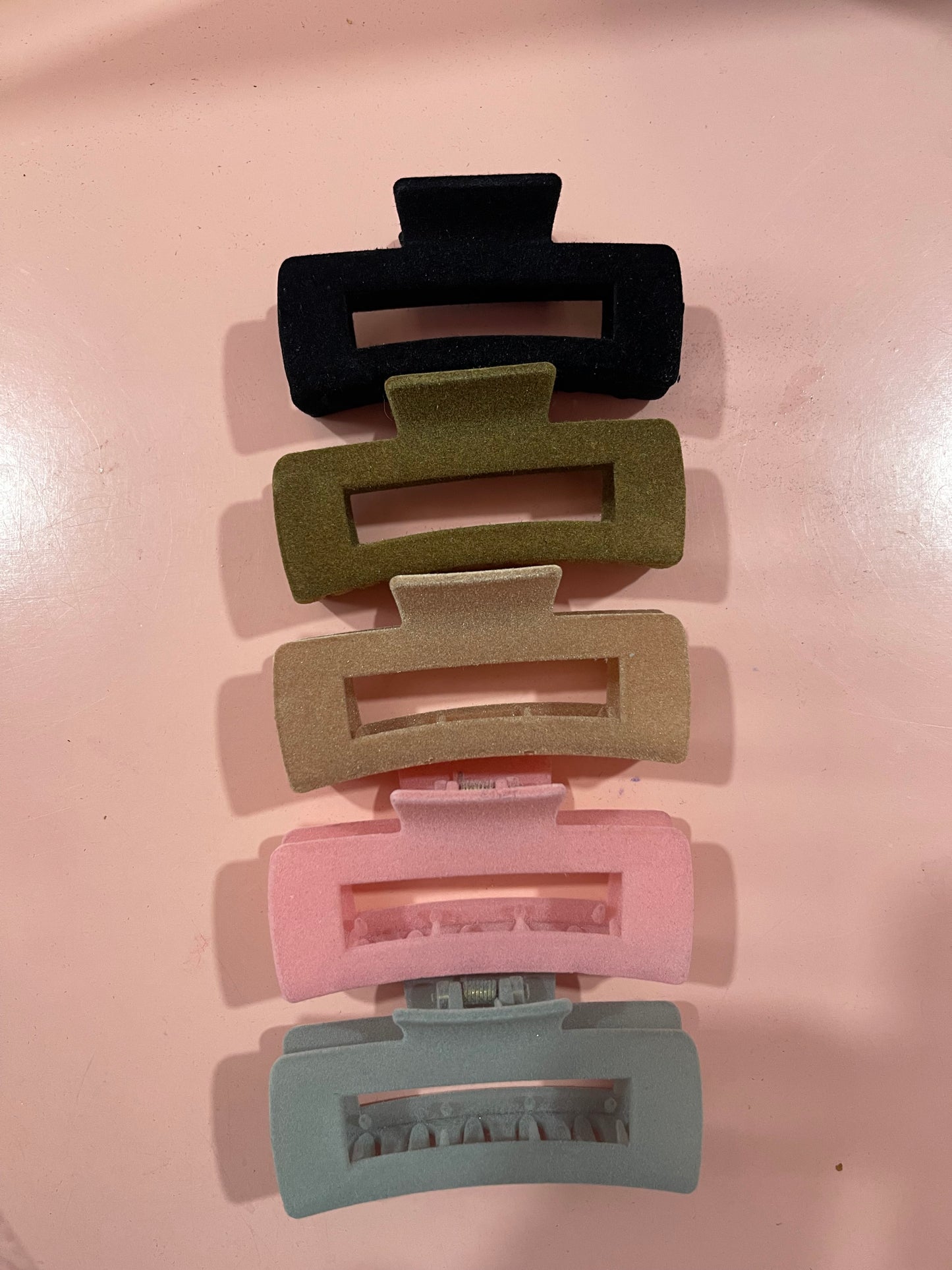 Velvet Everyday Claw Clip