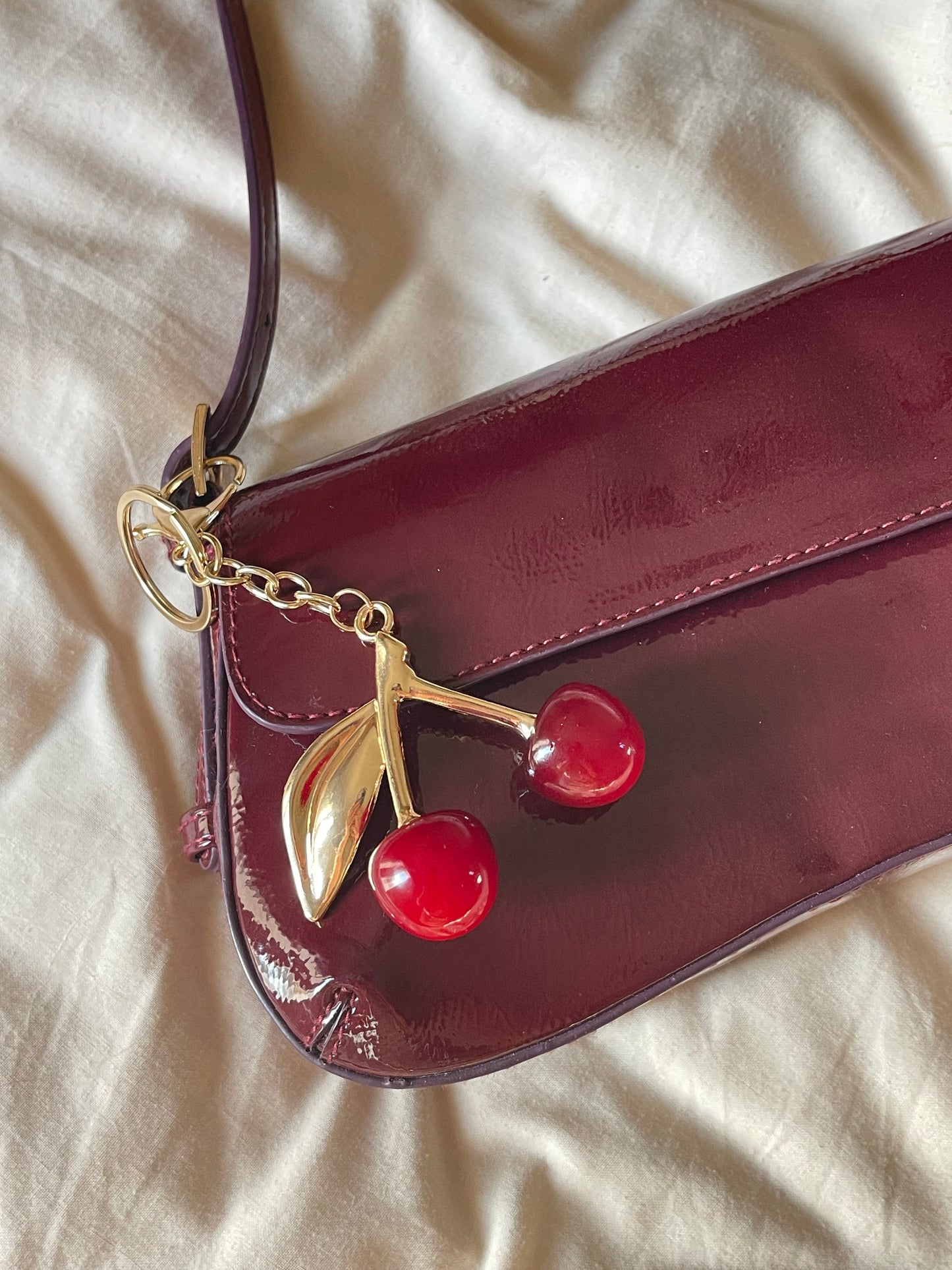Iconic Cherry Keychain🍒🌟