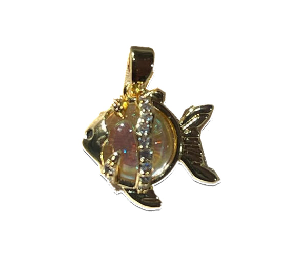 Mini Fish Charm- Gold Plated