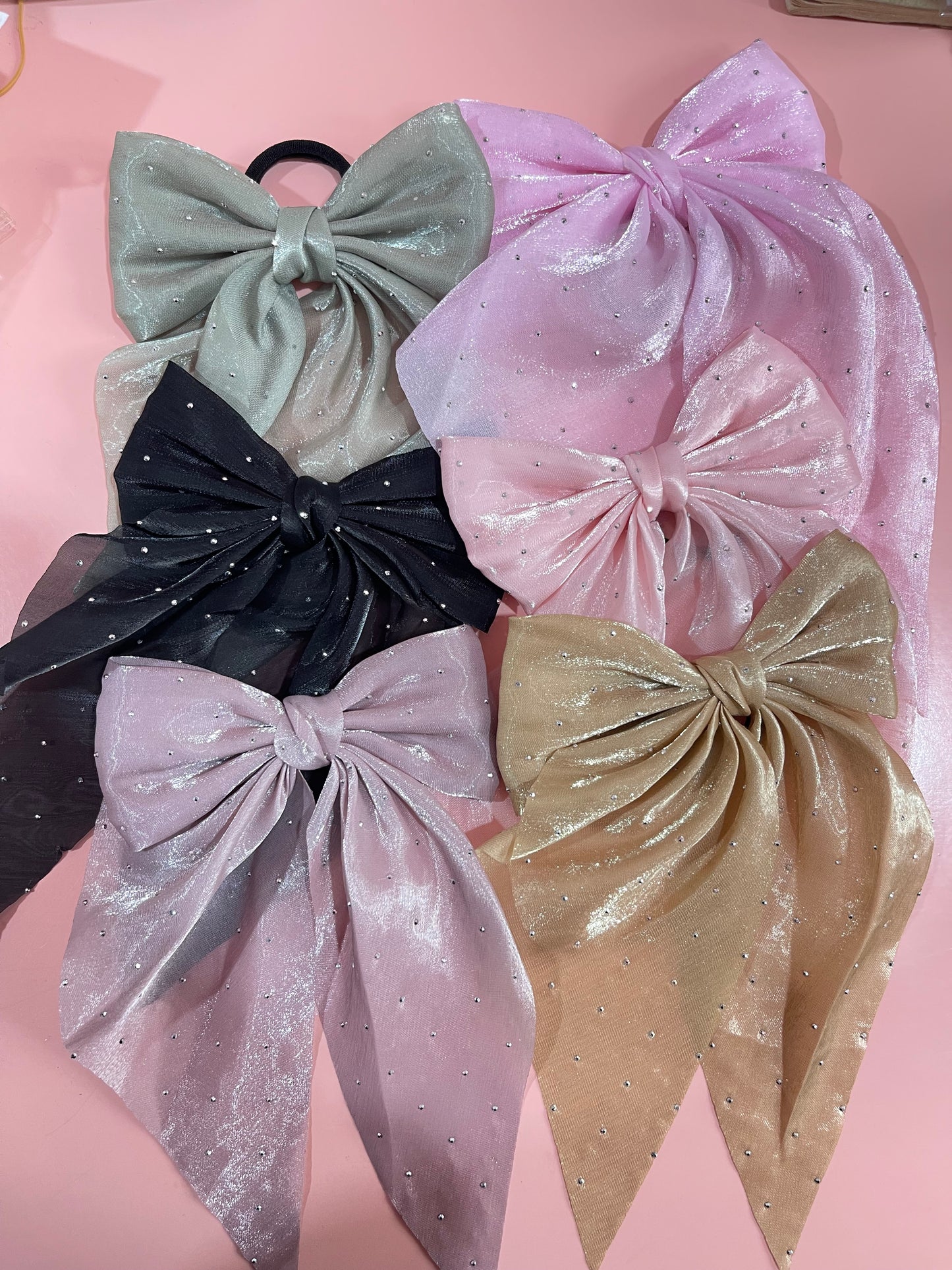 Sparkles Bow Hair Tie