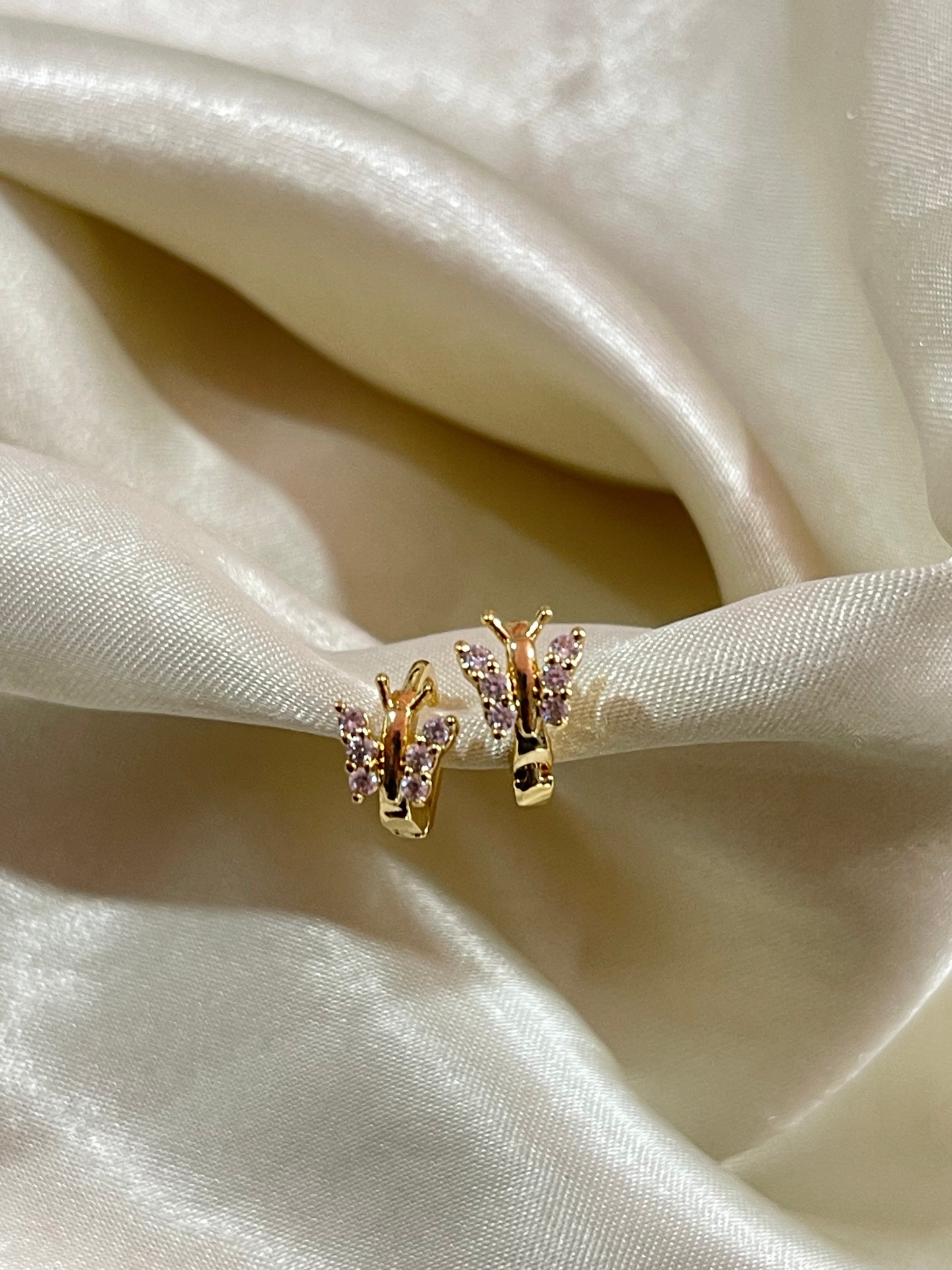 Mini Butterfly Hoops