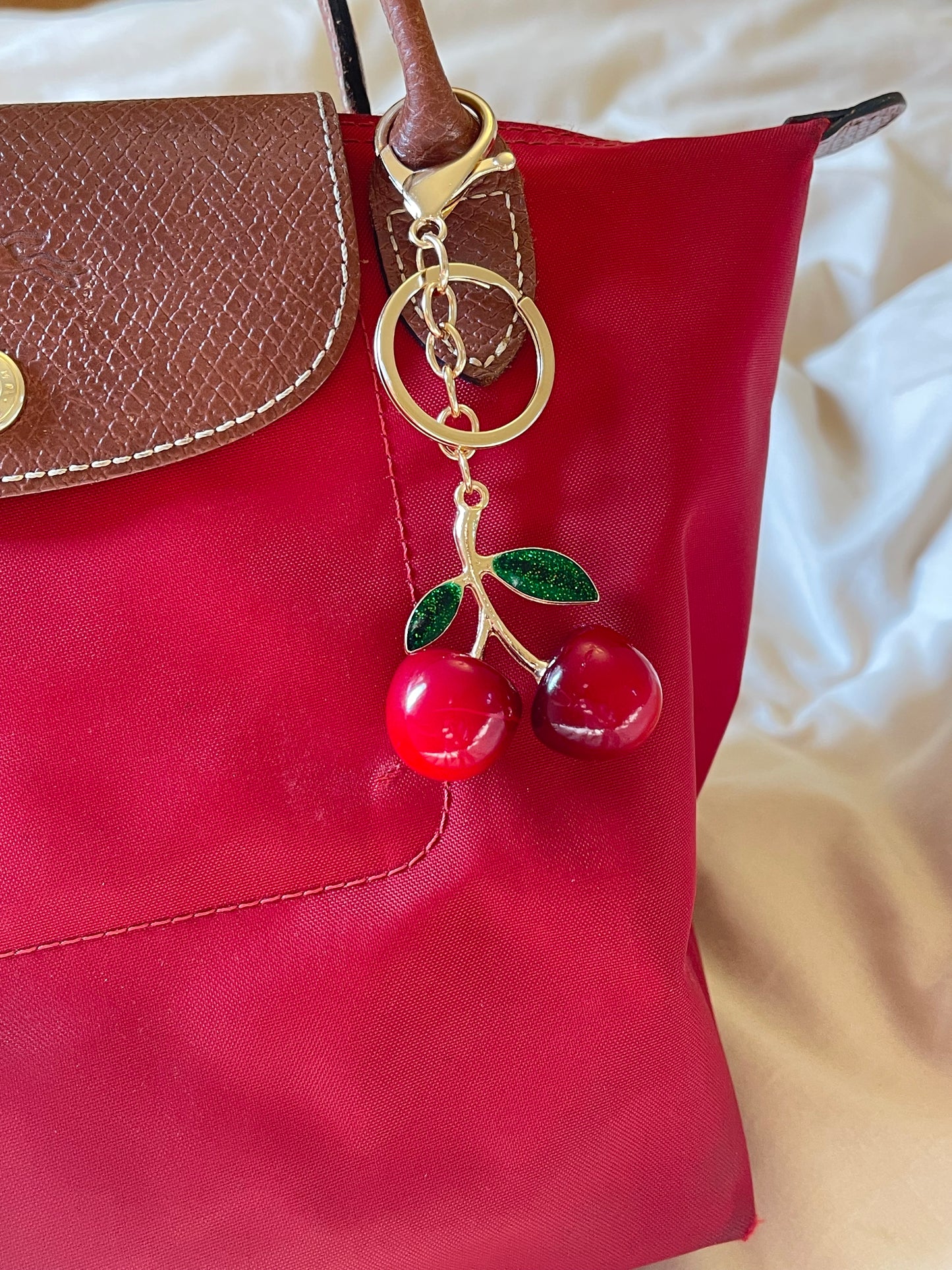Iconic Cherry Keychain🍒🌟