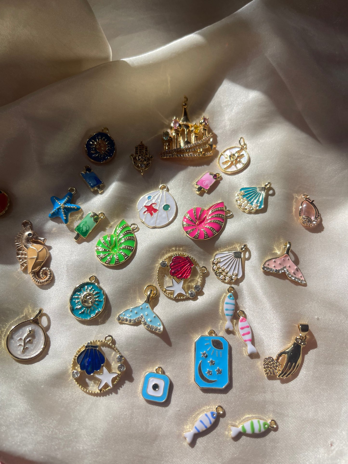 Disney Land Castle- Gold Plated Charm