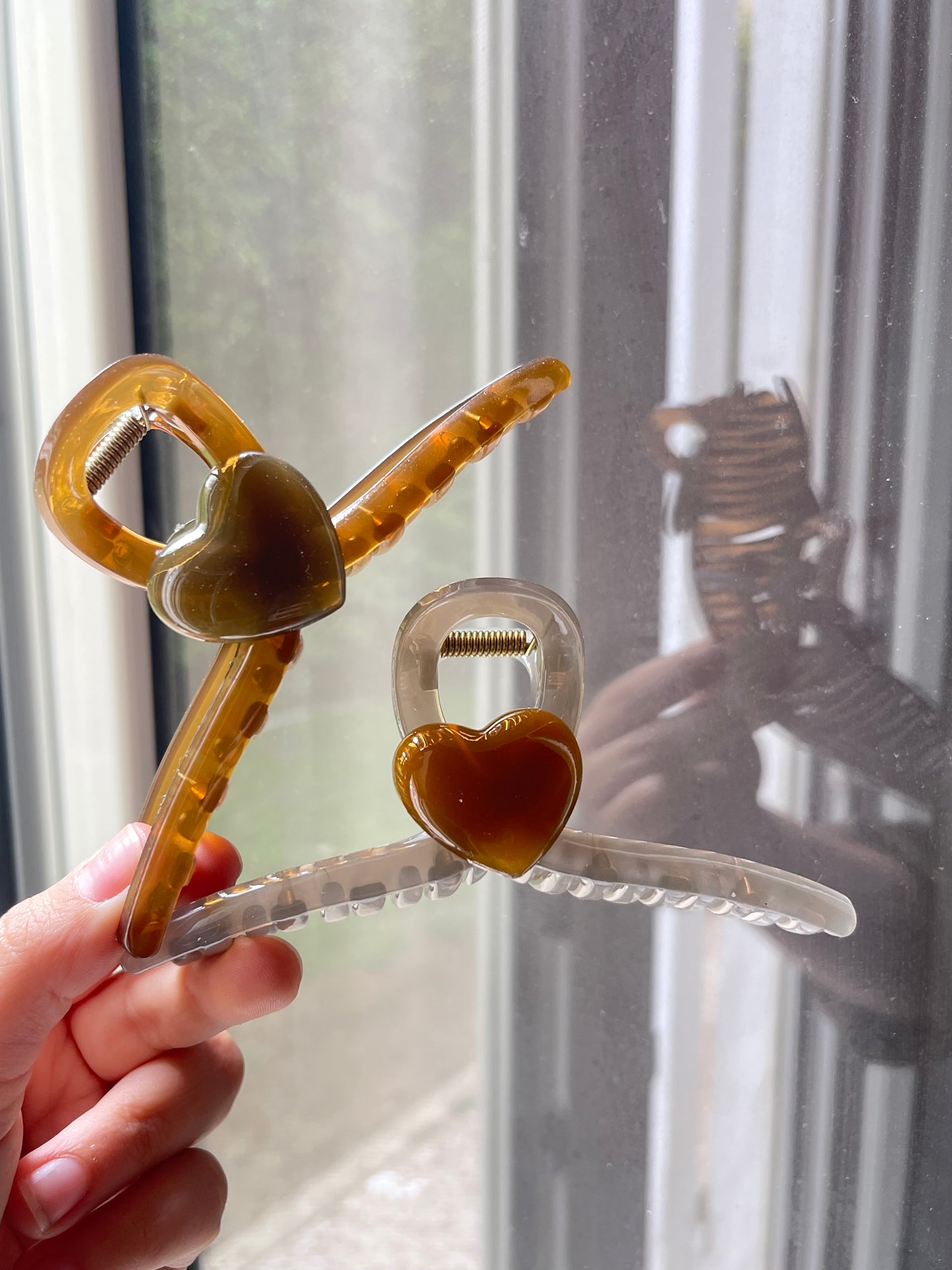Sleek Hearts Clawclip