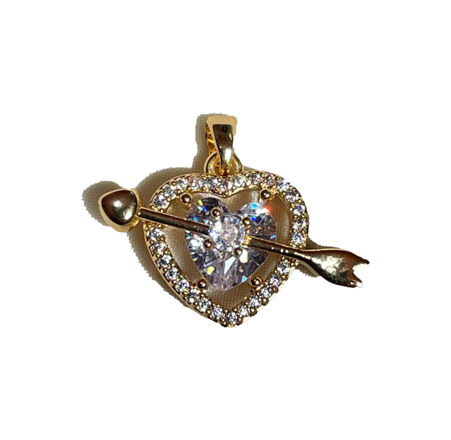 Cupid's Heart- Gold Plated Charm