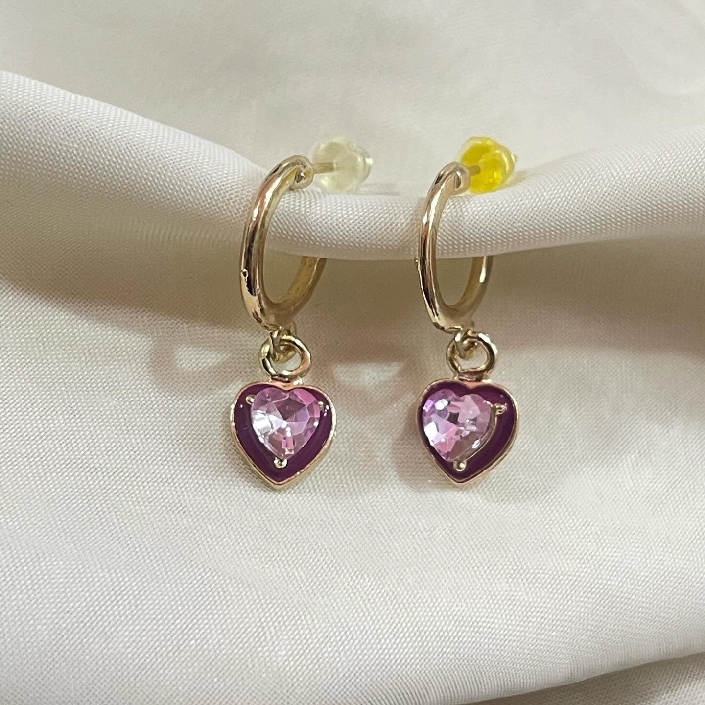 Dainty Heart Earrings