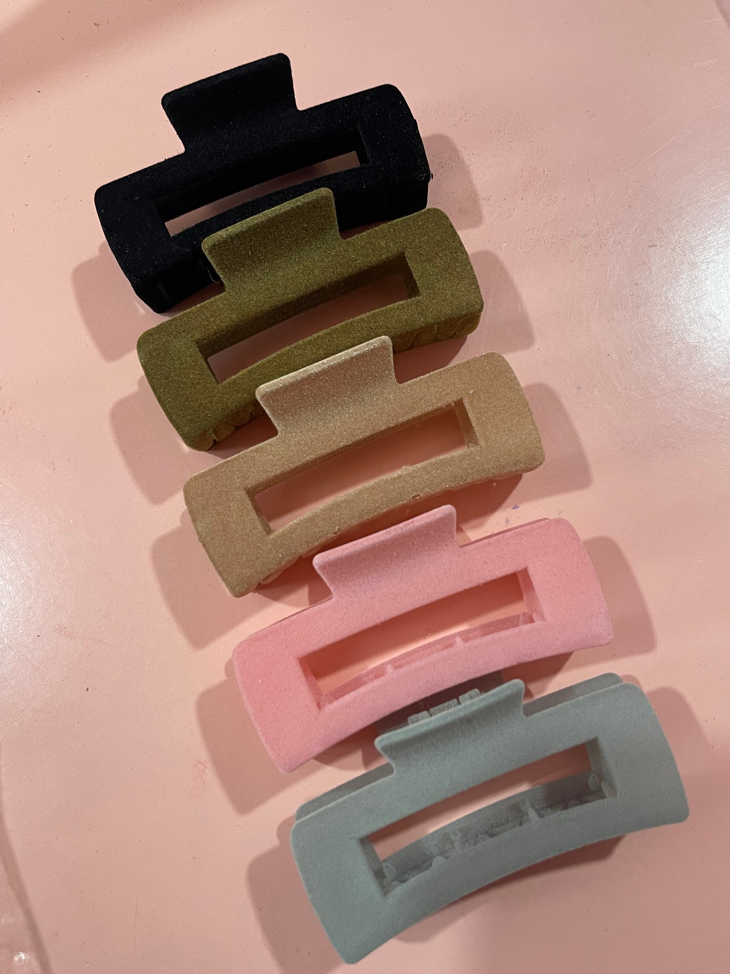 Velvet Everyday Claw Clip