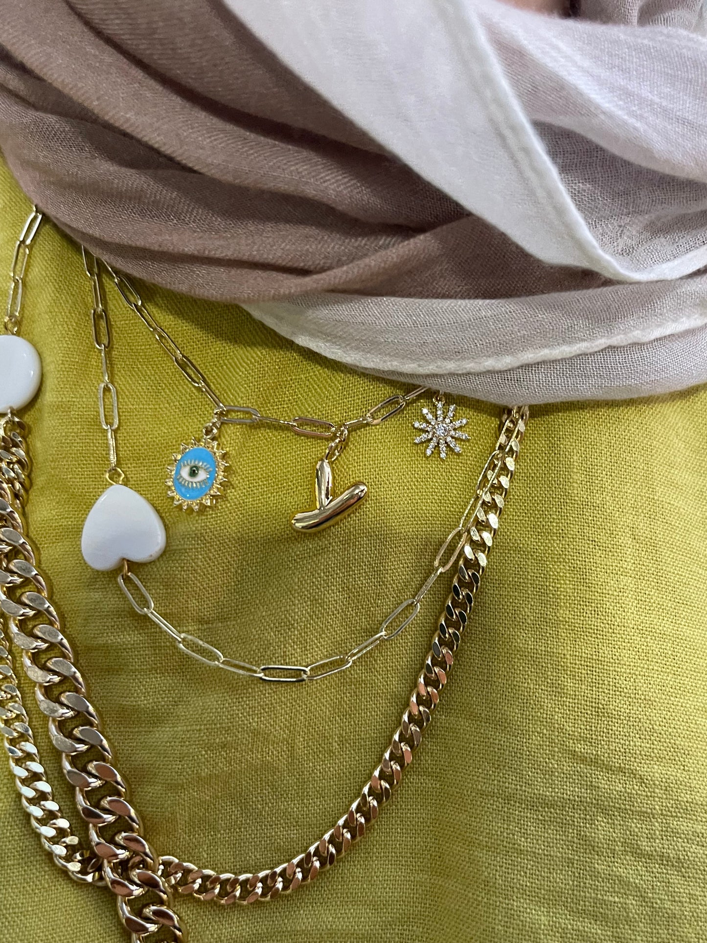 Bubble Letter Charm!✨(gold plated)