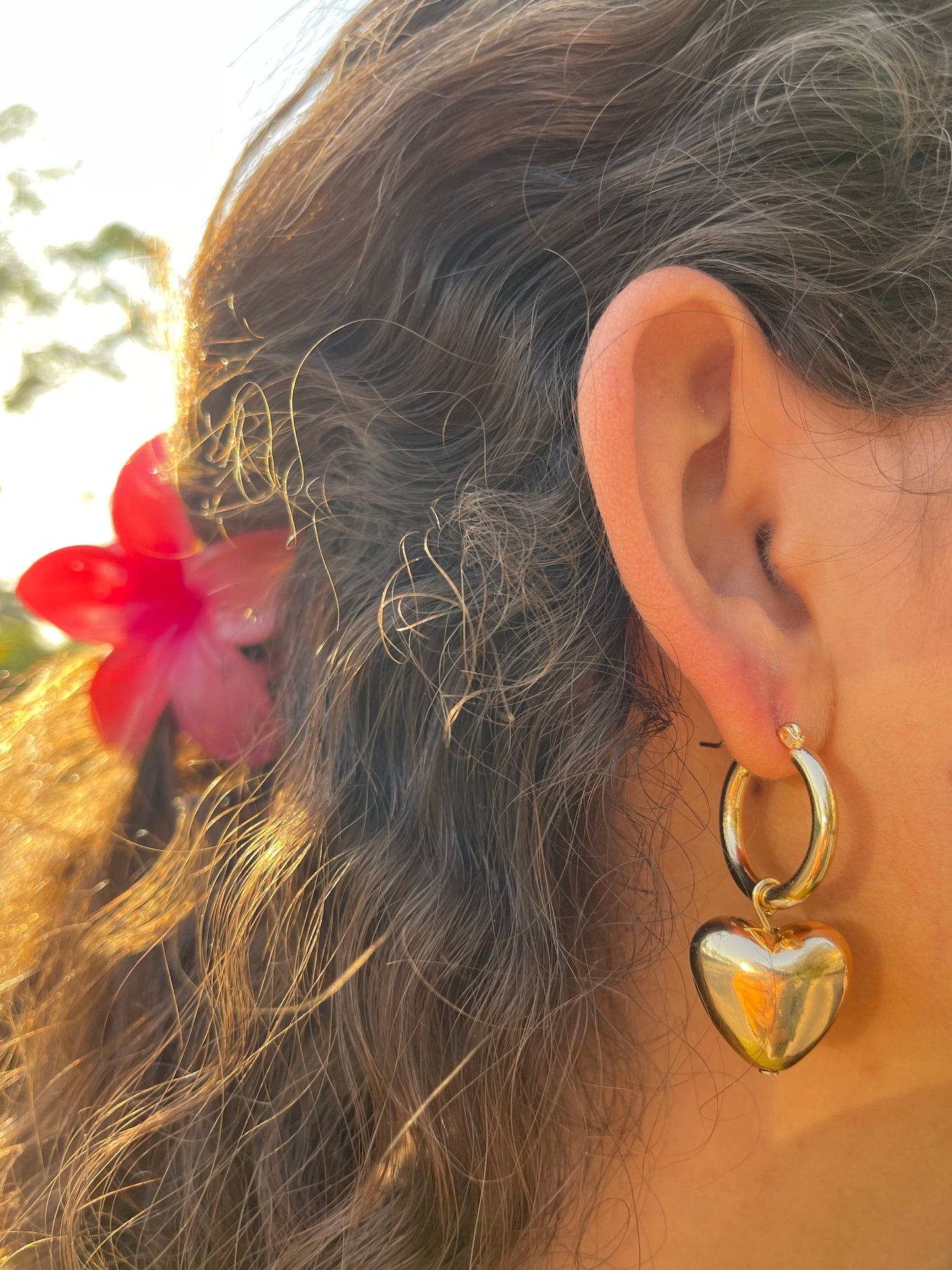 Heart Hoop Earrings 2.0