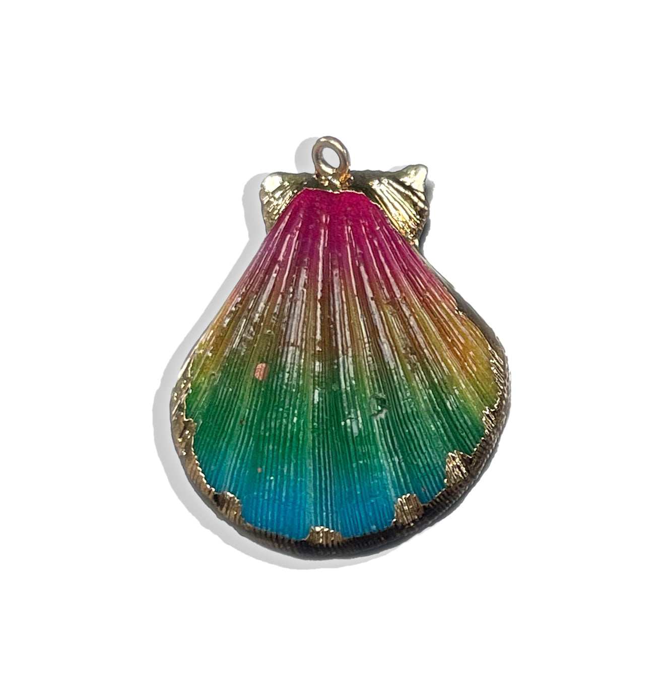 Colorful Shell- Gold Plated