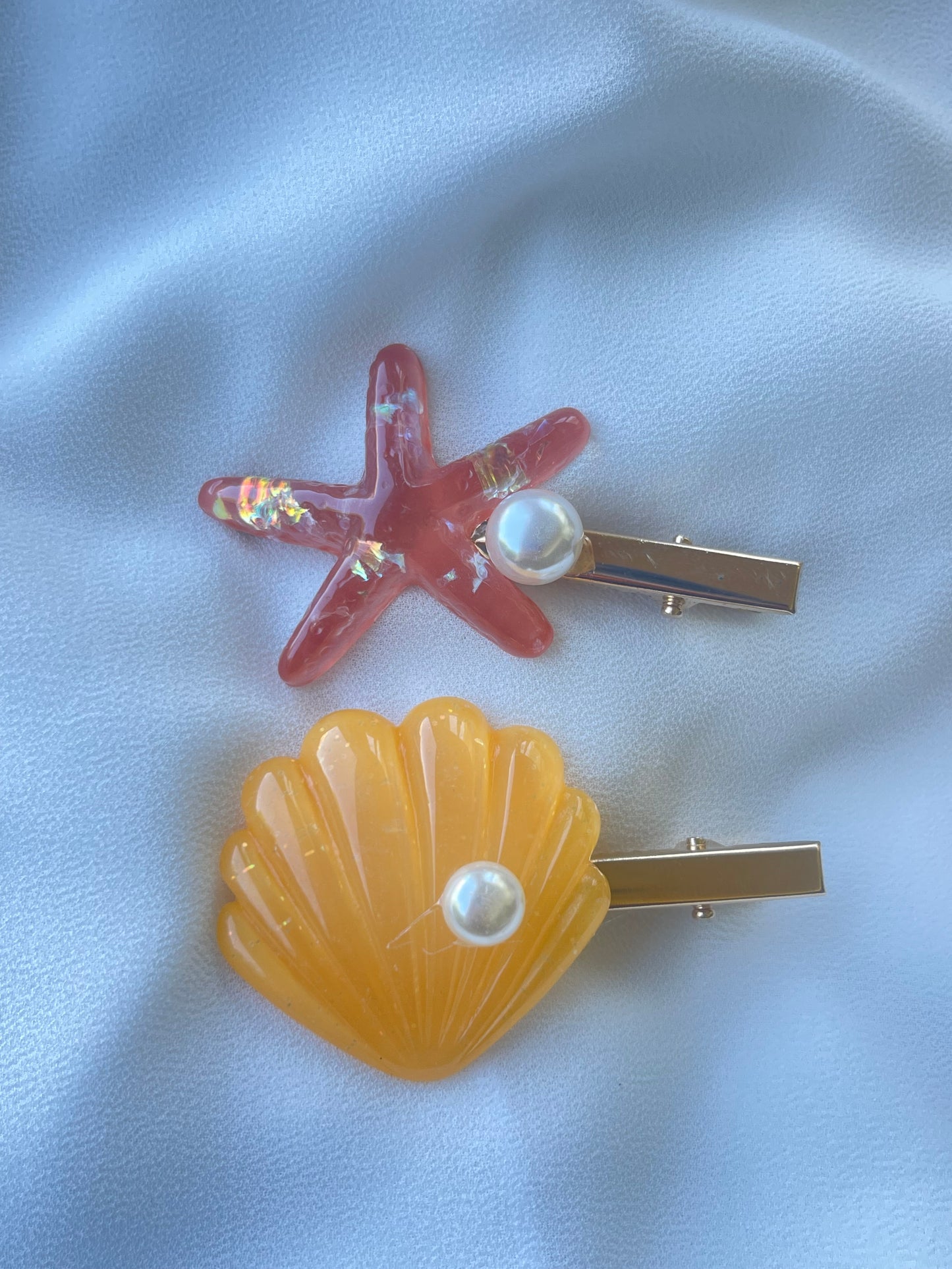 Seaside Summer Hair Pins🌊🤍✨