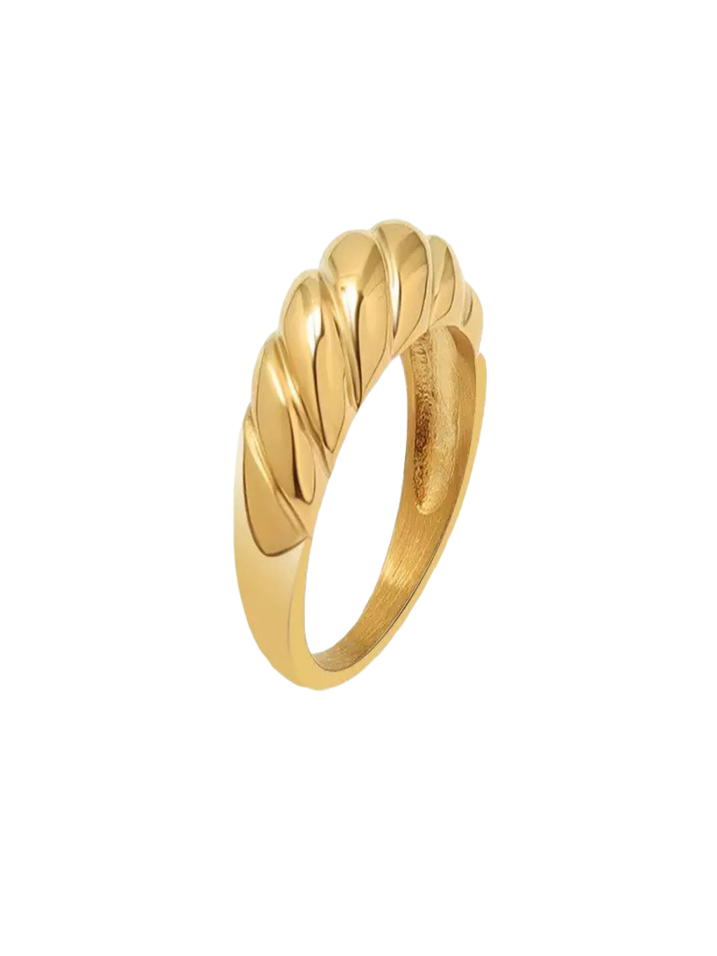 Twisted Chunky Ring (Stainless Steel)