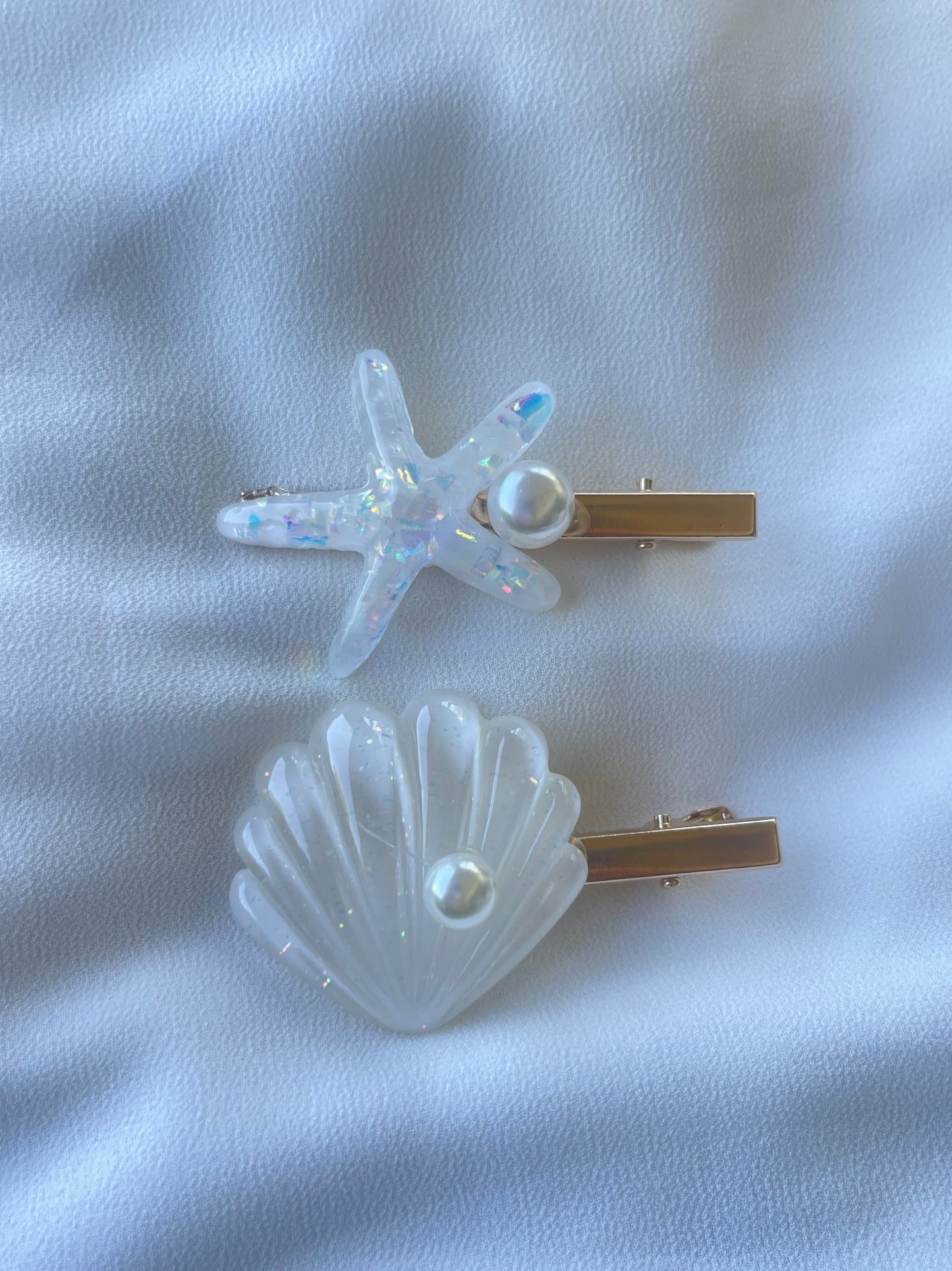 Seaside Summer Hair Pins🌊🤍✨