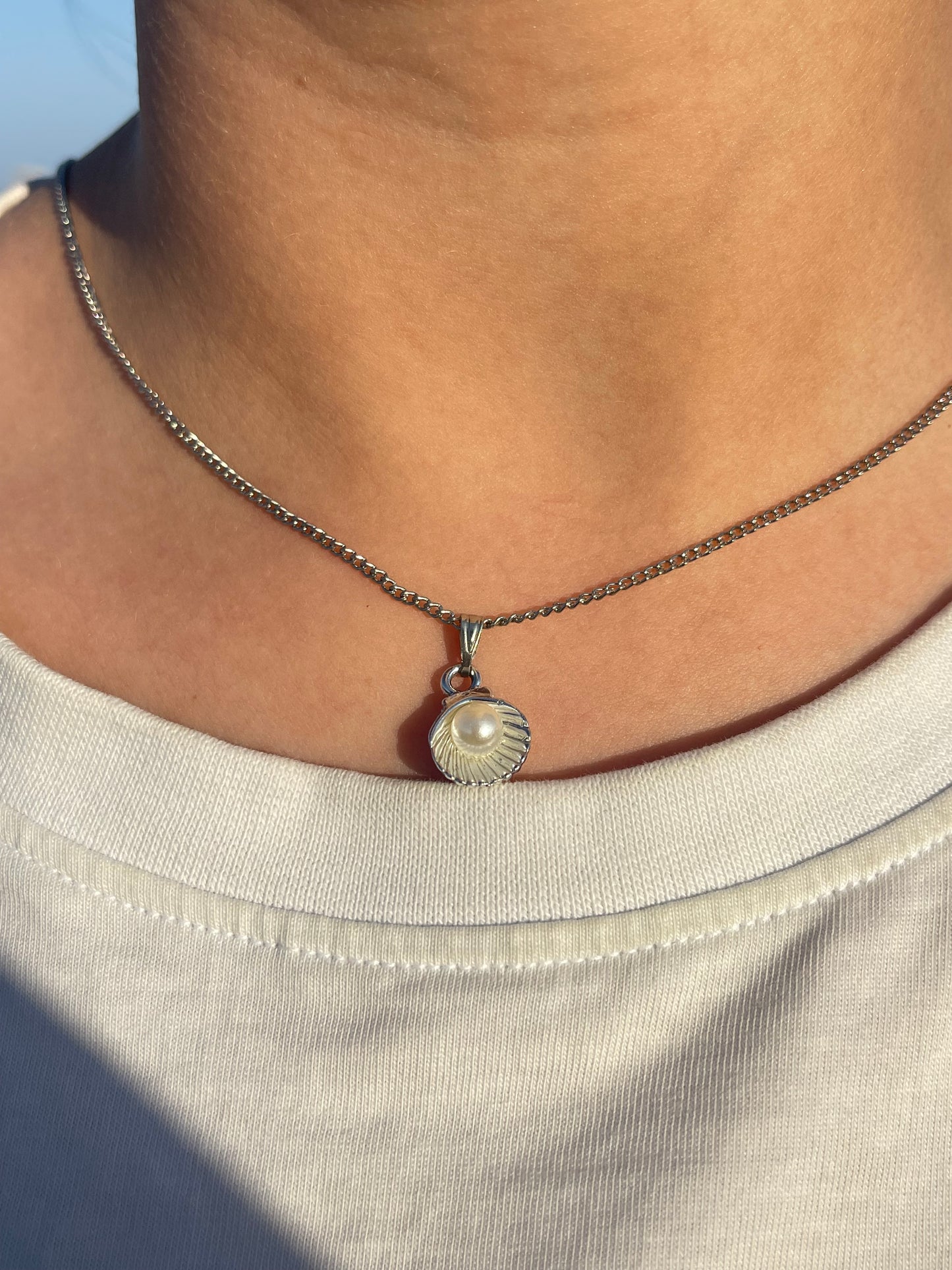 Pearl Seashell Necklace