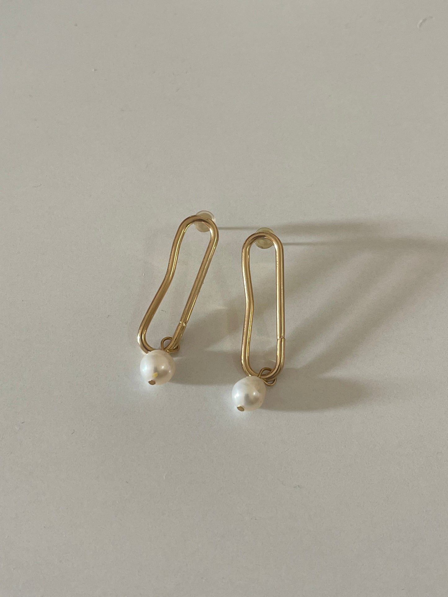 Statement Pearl Dangle Earrings